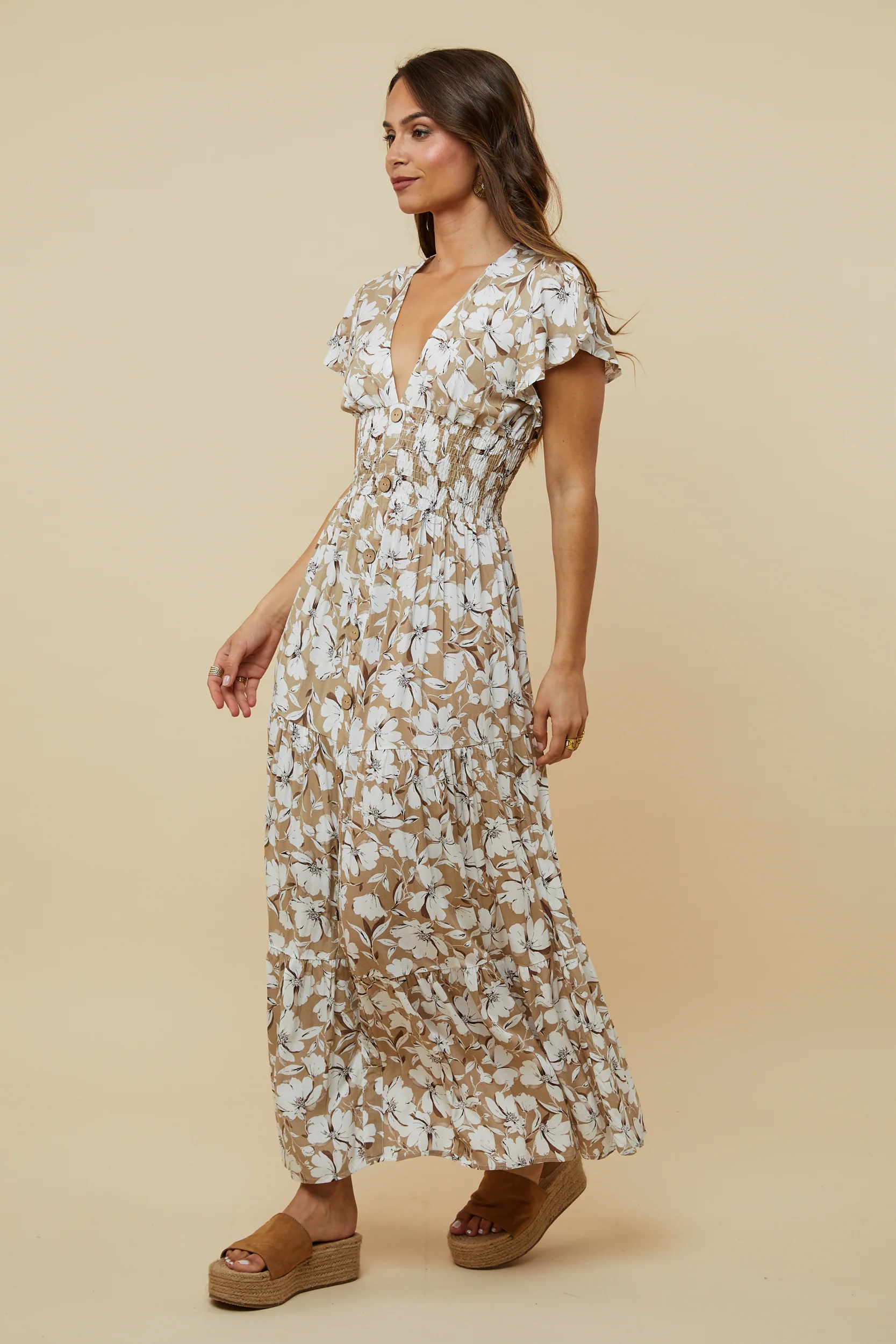 Robe - Taupe - Image 4