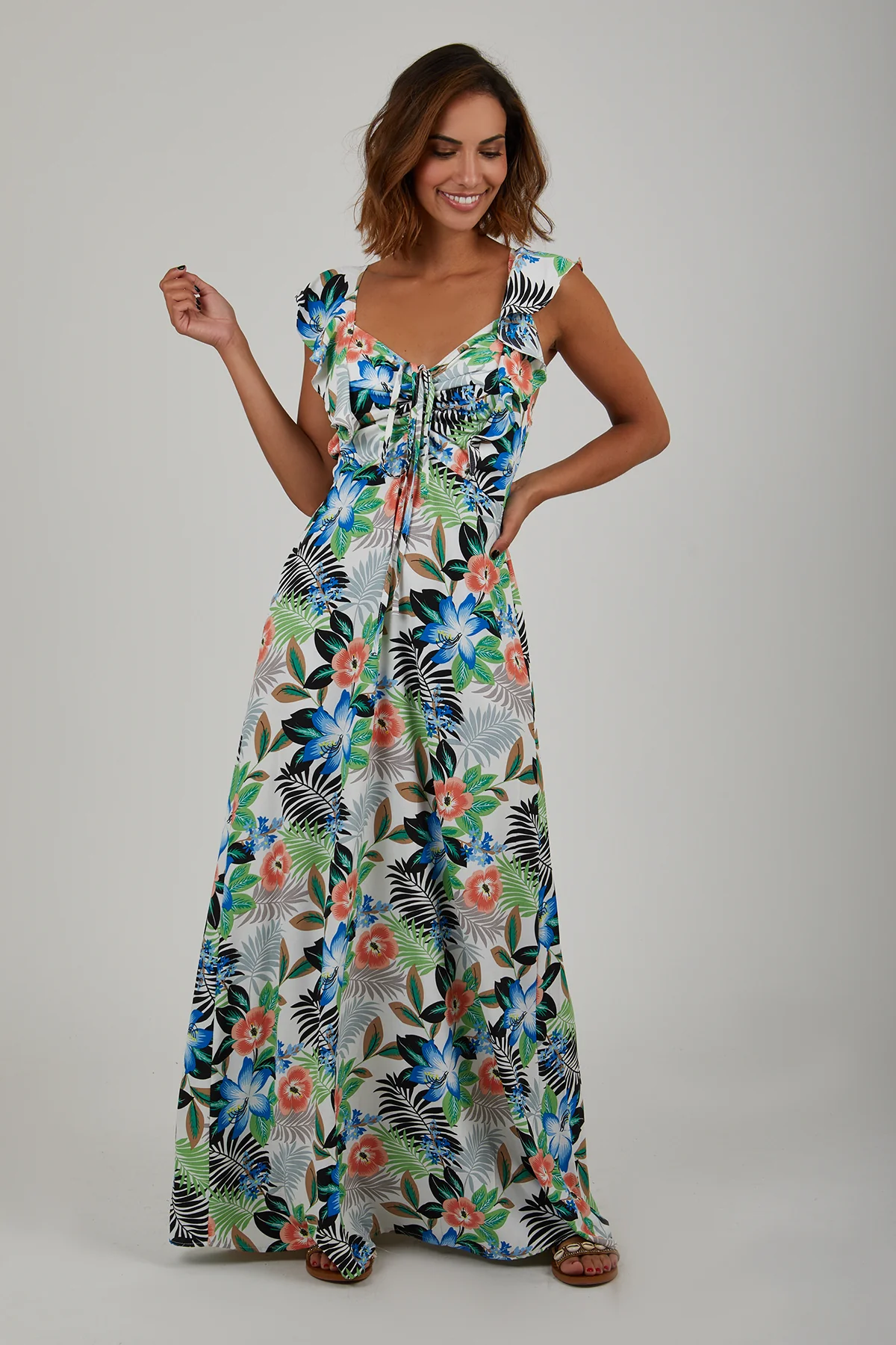 Robe - Blanc - Image 4