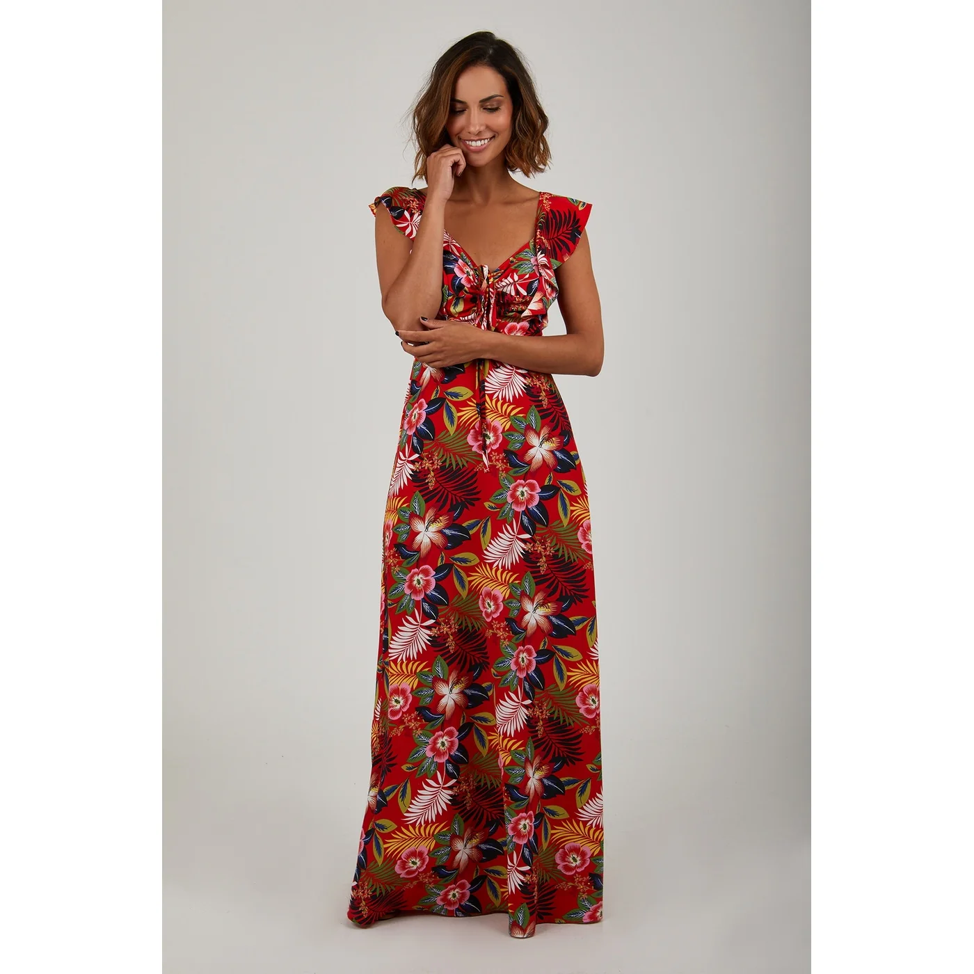 Robe - Rouge - Image 4