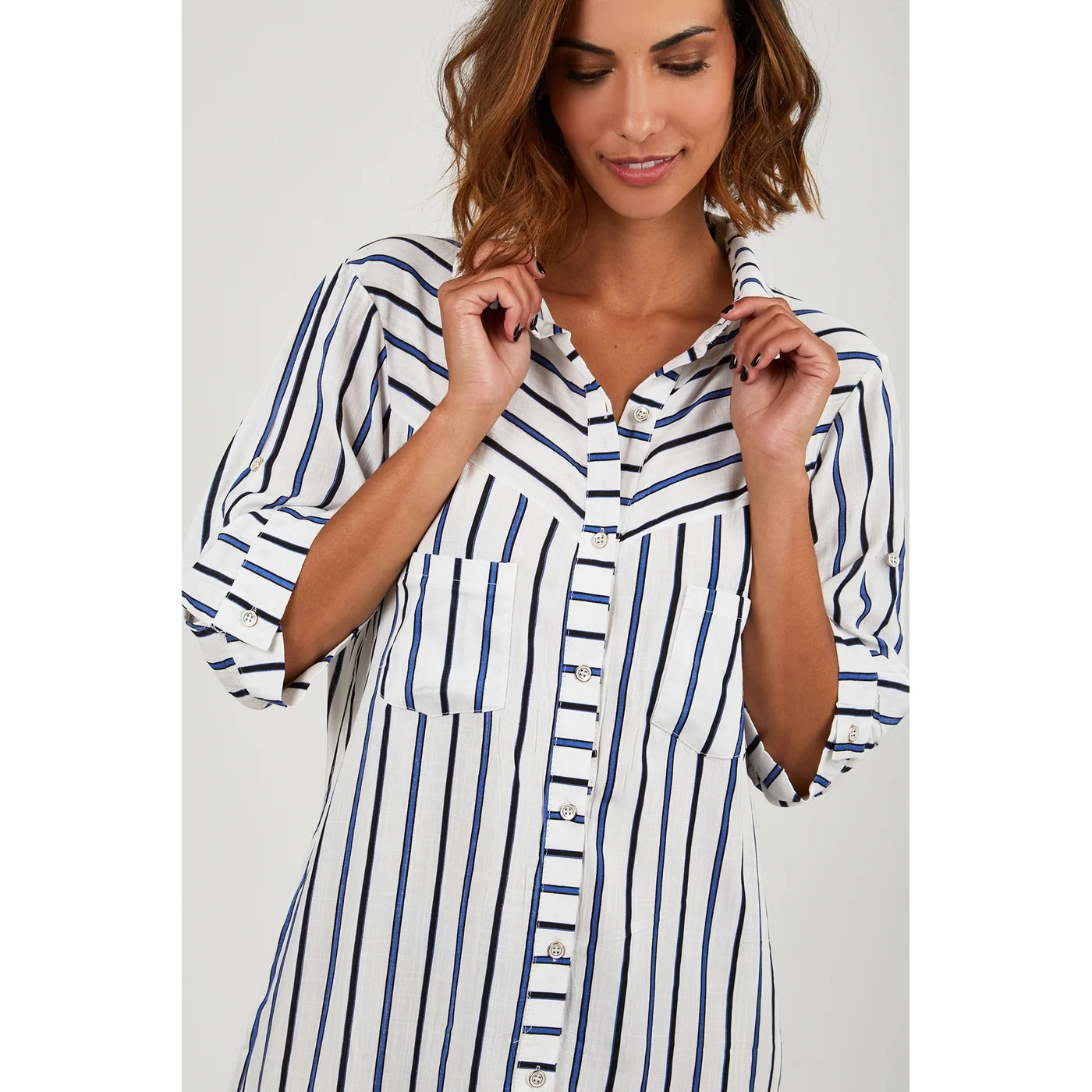 Robe - Bleu - Image 5