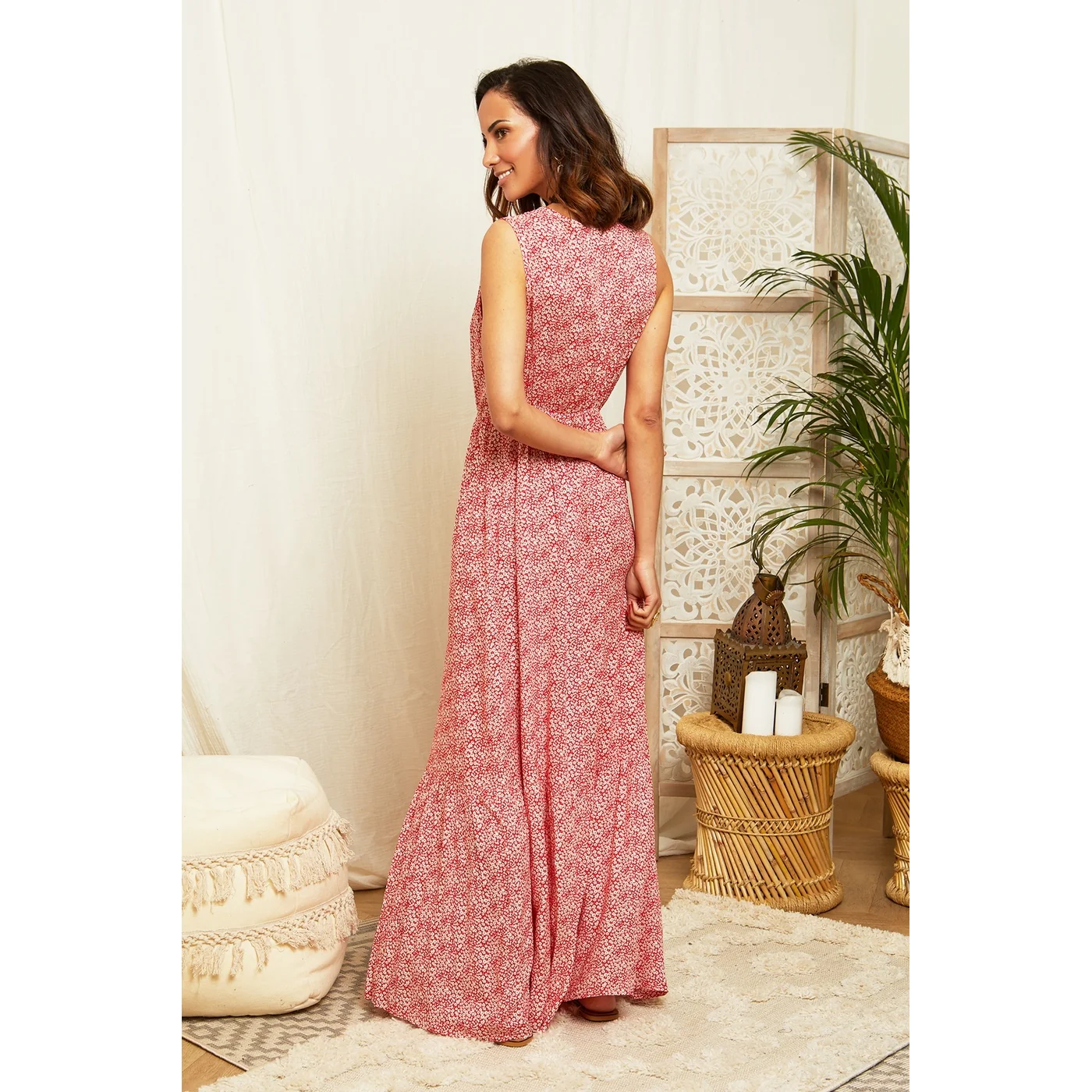 Robe - Rouge - Image 4