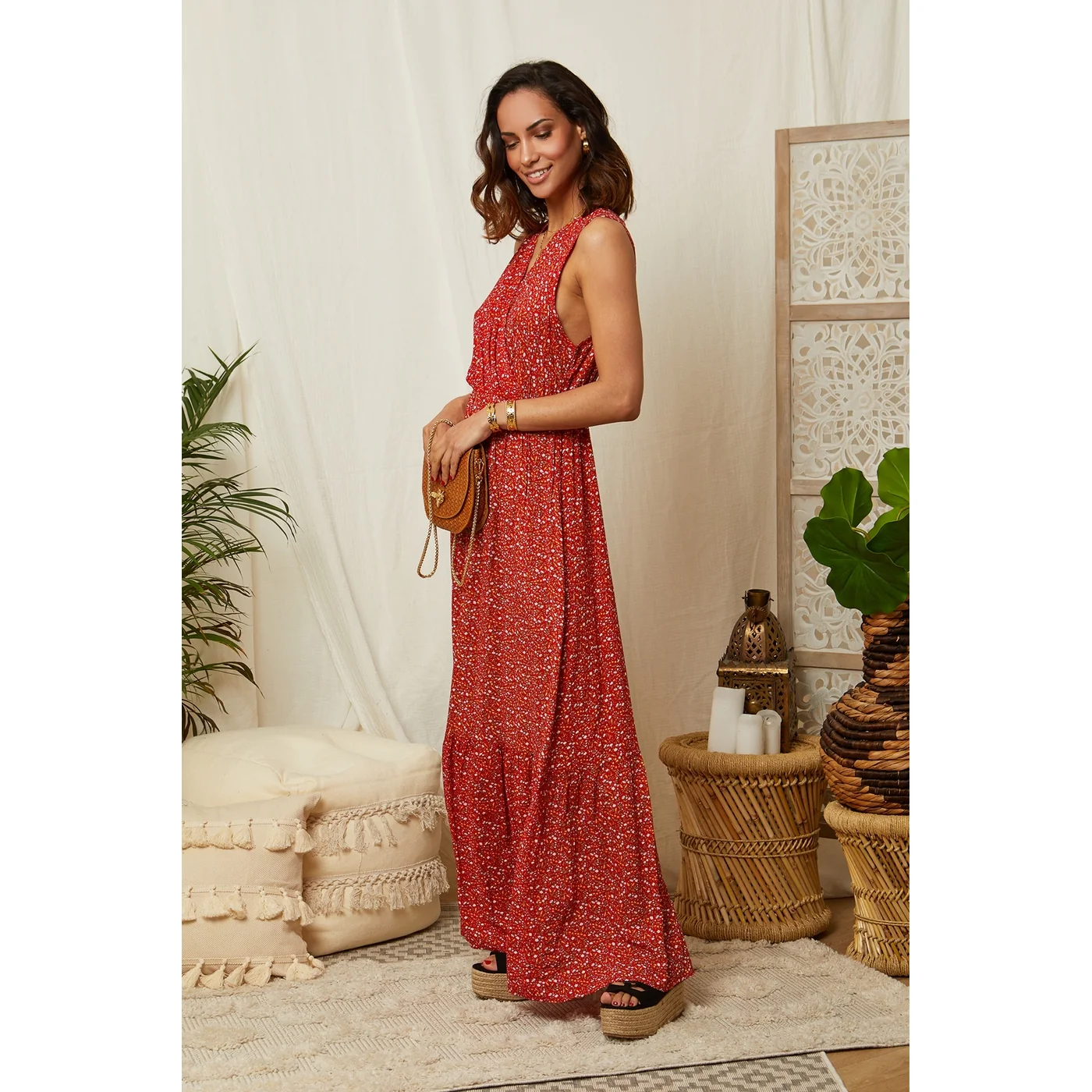Robe - Rouge - Image 2