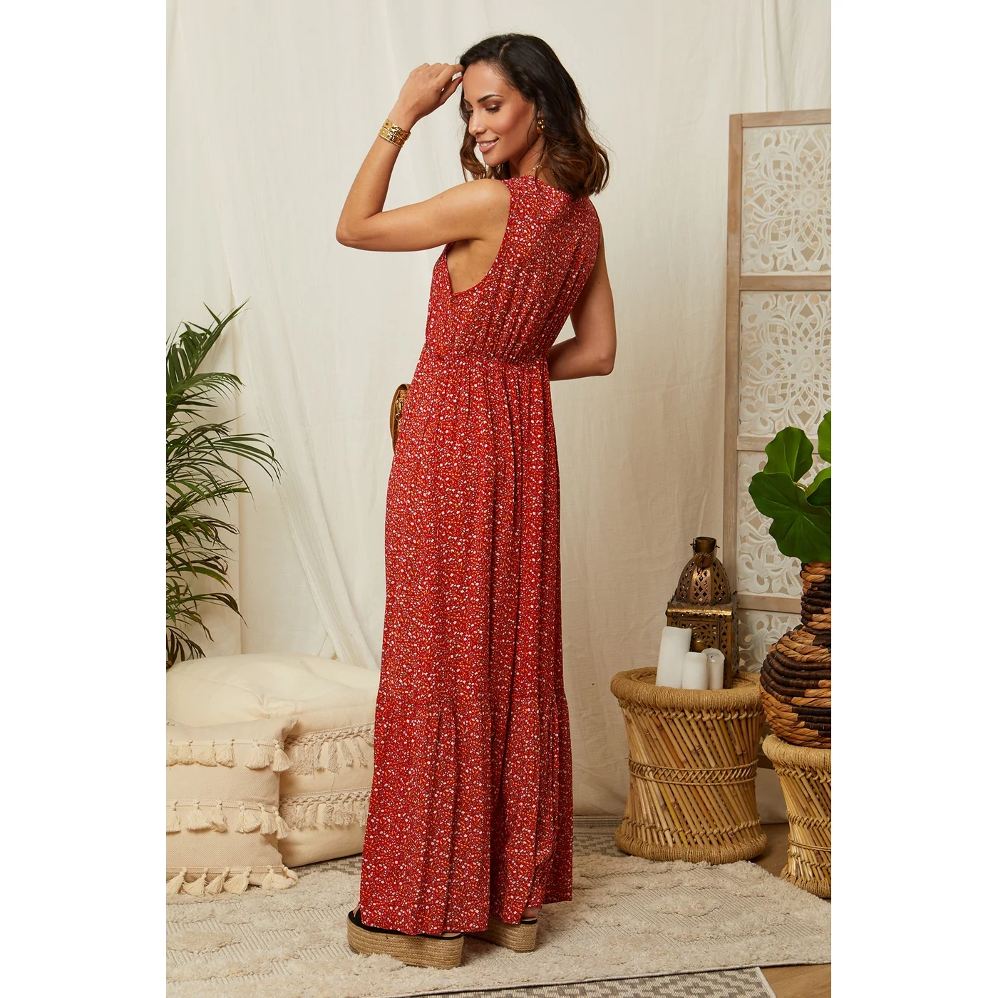 Robe - Rouge - Image 3