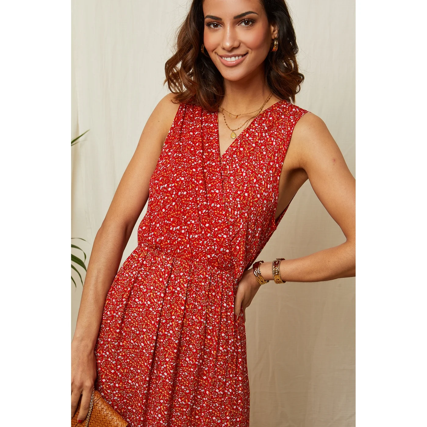 Robe - Rouge - Image 4