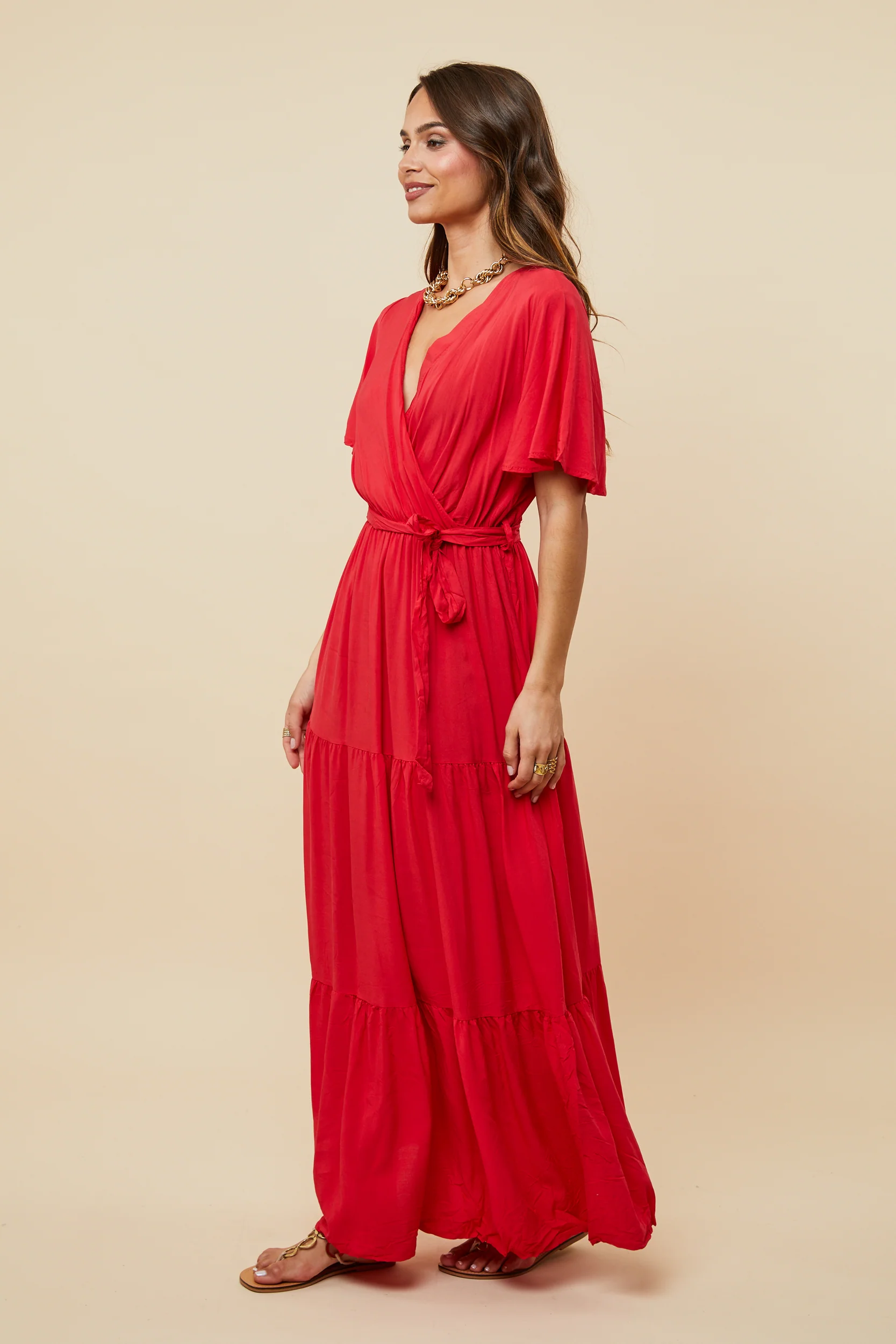 Robe - Rouge - Image 4