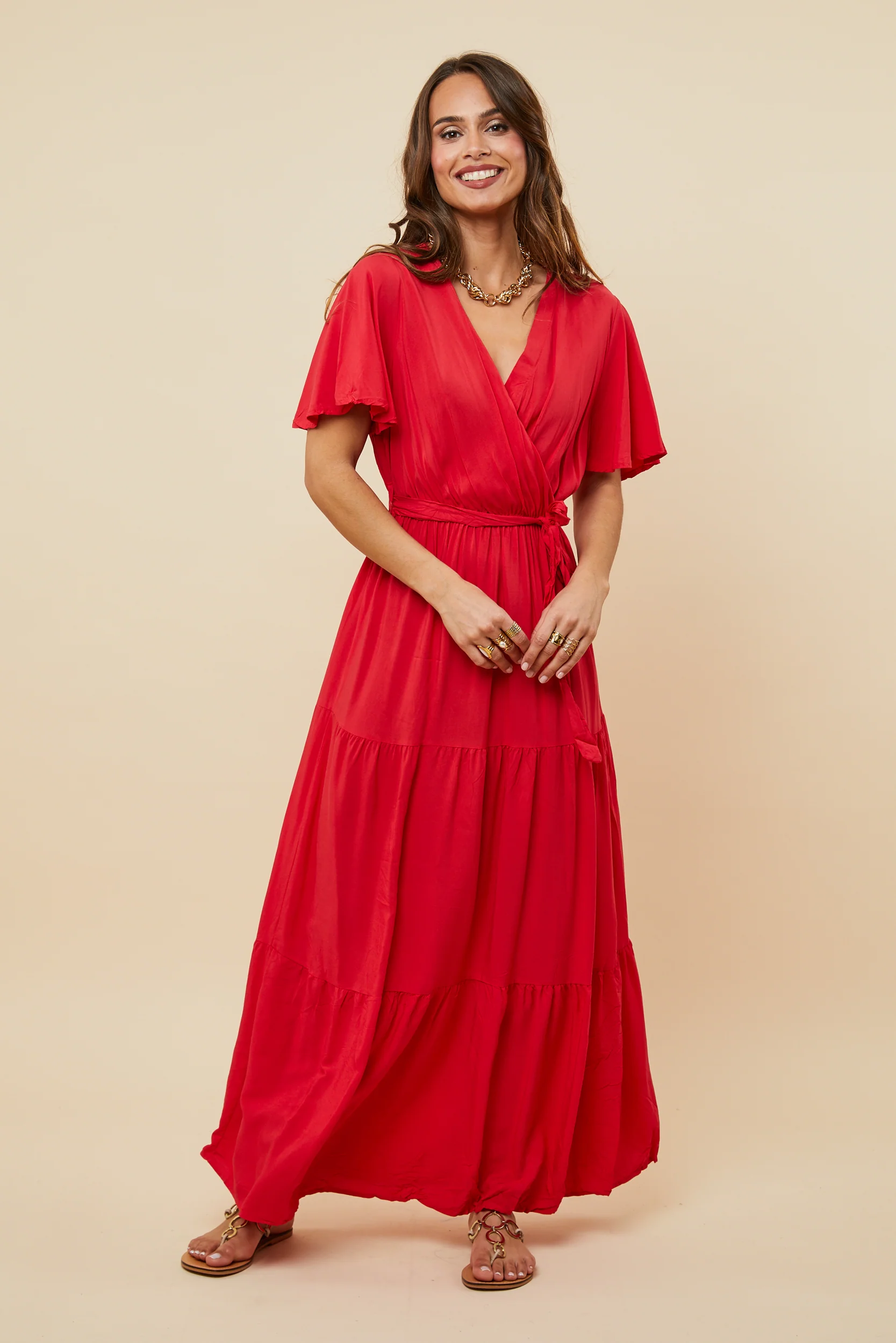 Robe - Rouge - Image 5