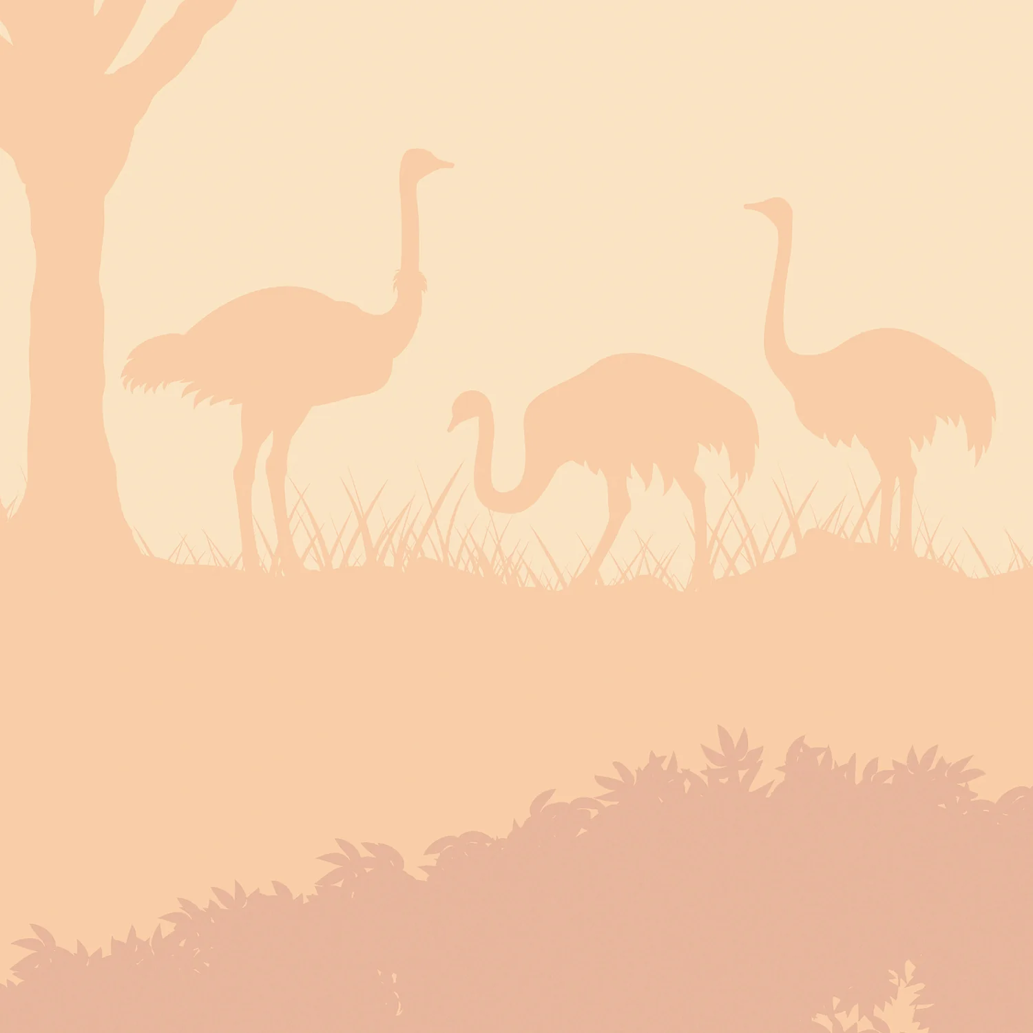 Papier Peint Panoramique Savane - Terracotta - Image 4