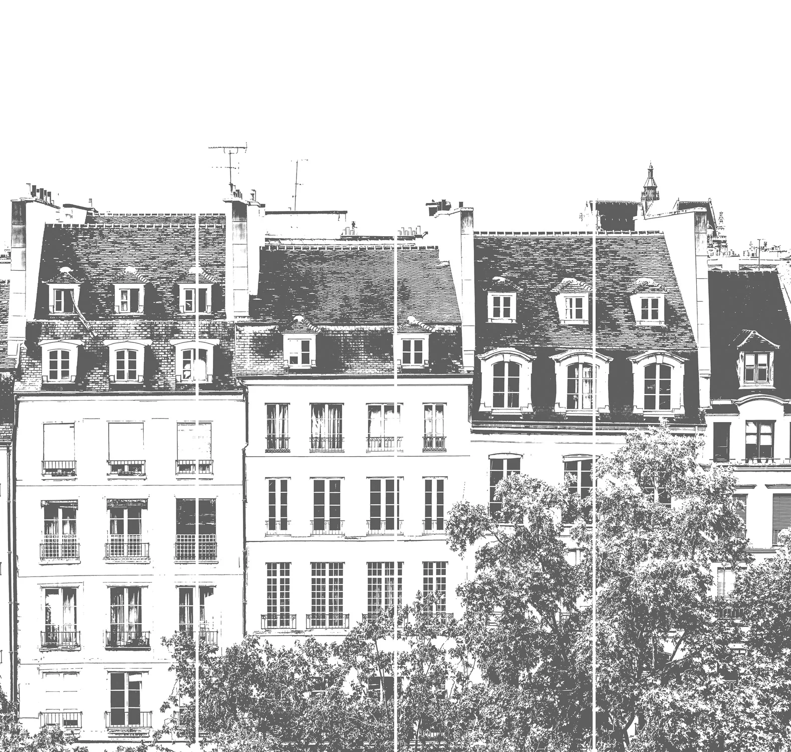 Adhésif De Placard Songeen Bleu - Multicolore - Image 3