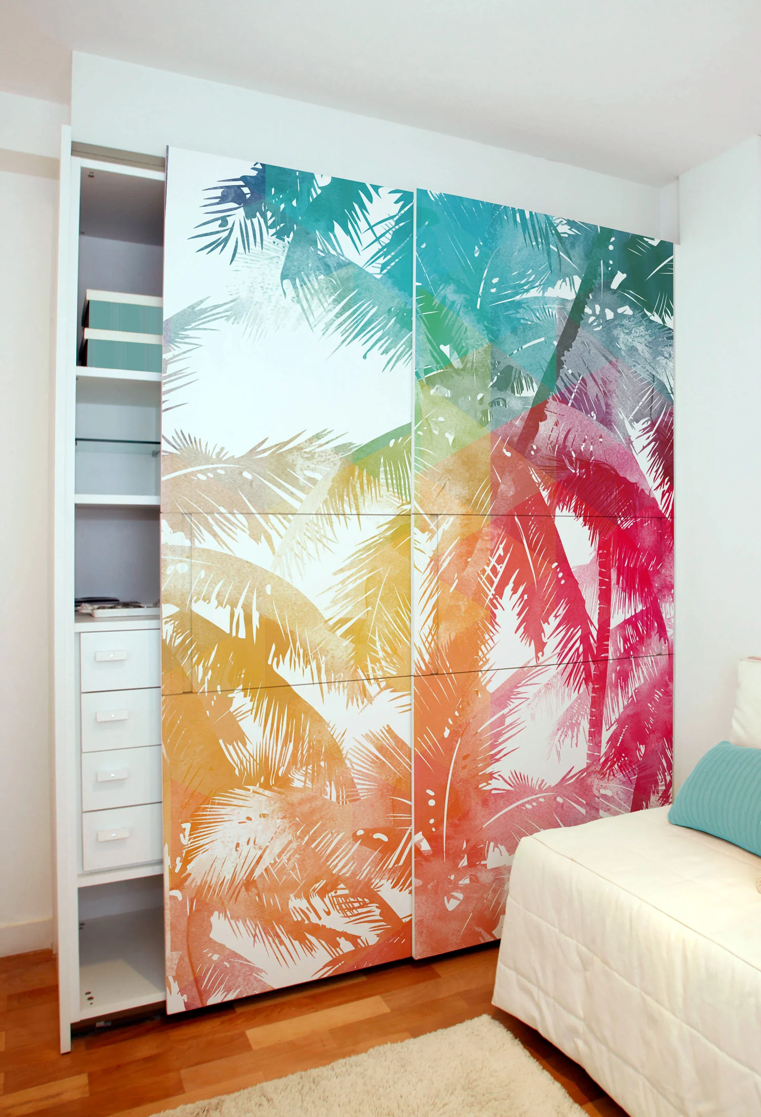 Adhésif De Placard Jungle Flash - Multicolore - Image 2