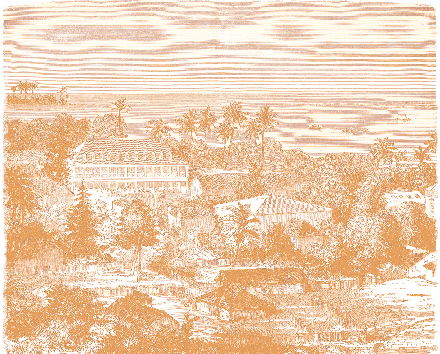 Papier Peint Panoramique Maimiti - Ocre - Image 3