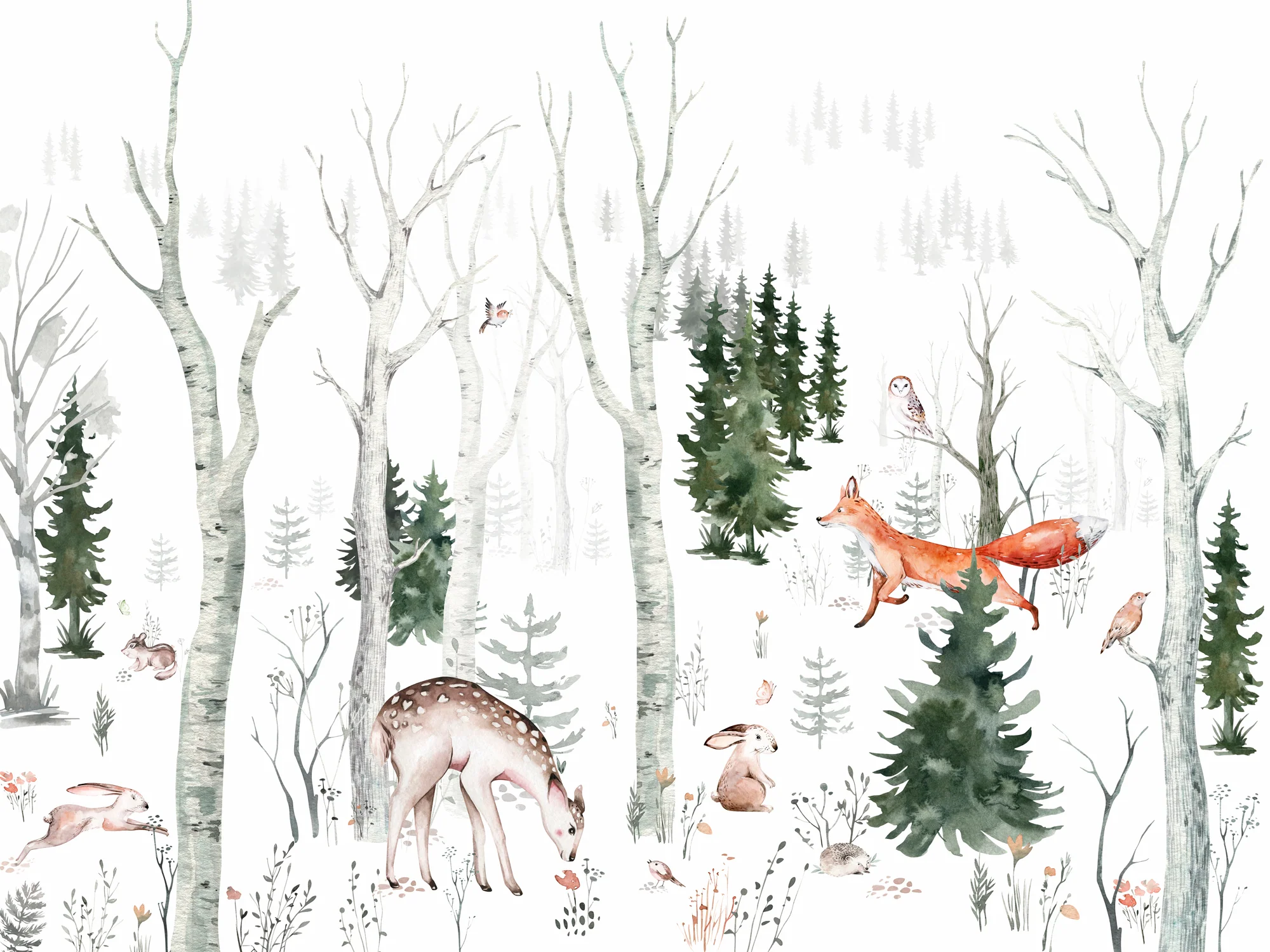 Poster Adhésif Bambi & Co - Multicolore - Image 3