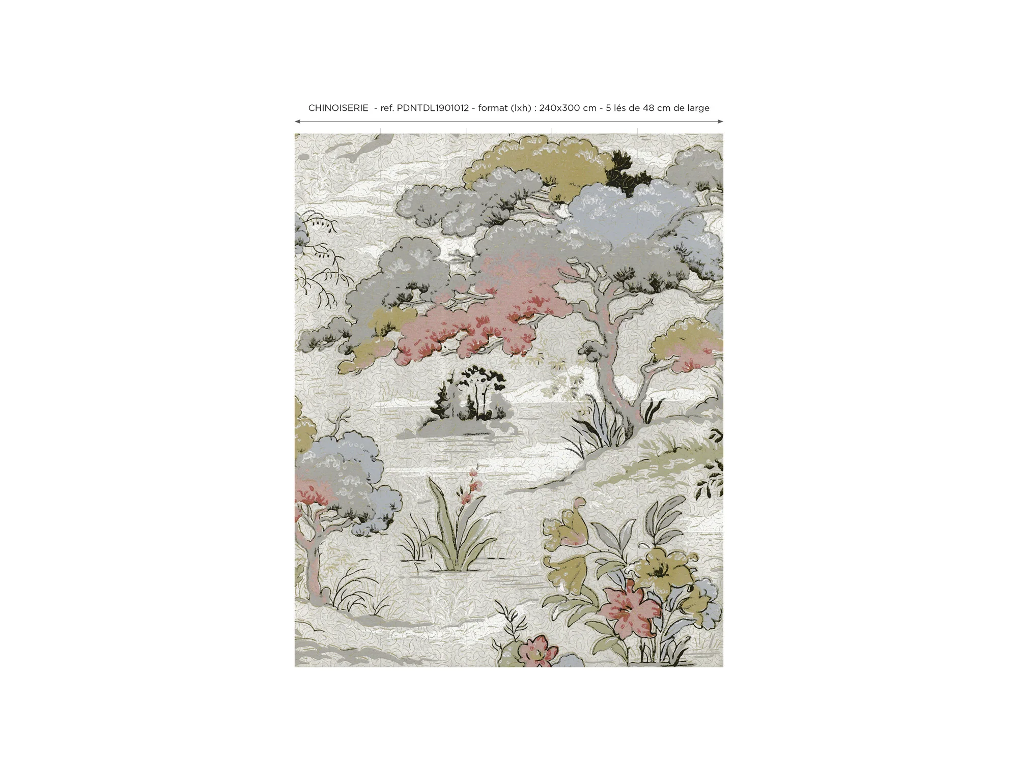 Papier Peint Panoramique Chinoiserie - Multicolore - Image 5
