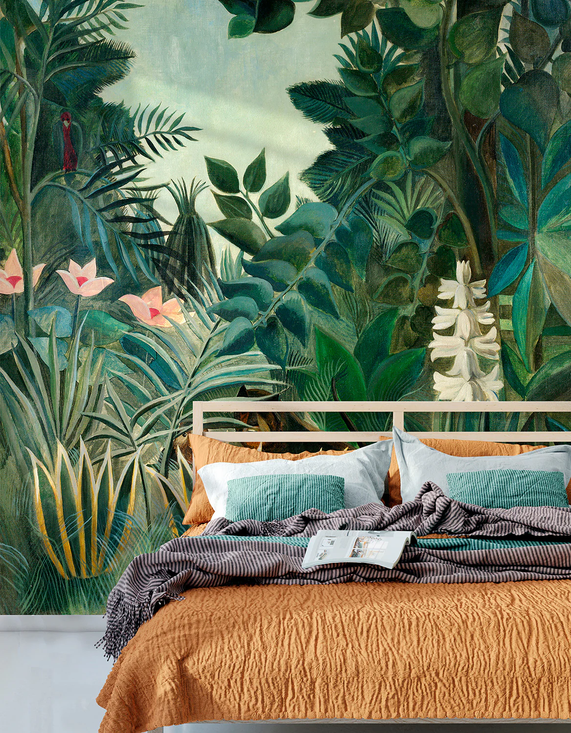 Papier Peint Panoramique Equatorial Jungle (Hj Rousseau) - Multicolore - Image 2