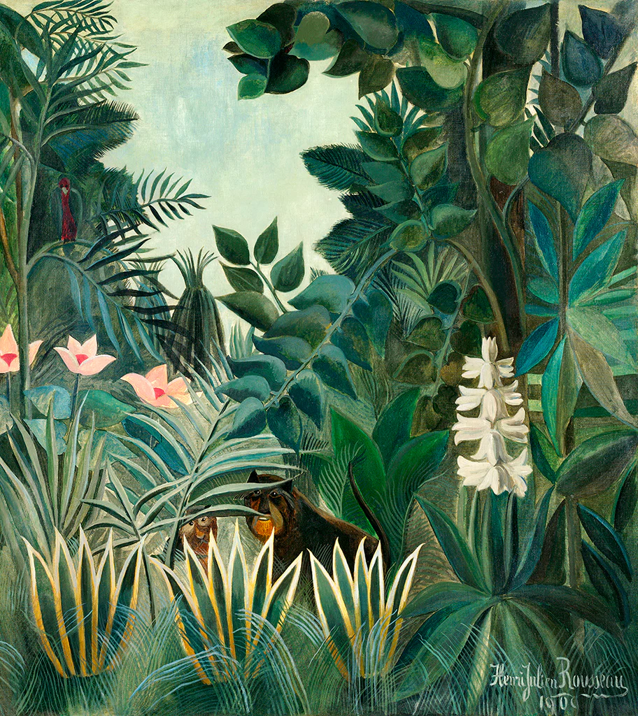 Papier Peint Panoramique Equatorial Jungle (Hj Rousseau) - Multicolore - Image 6