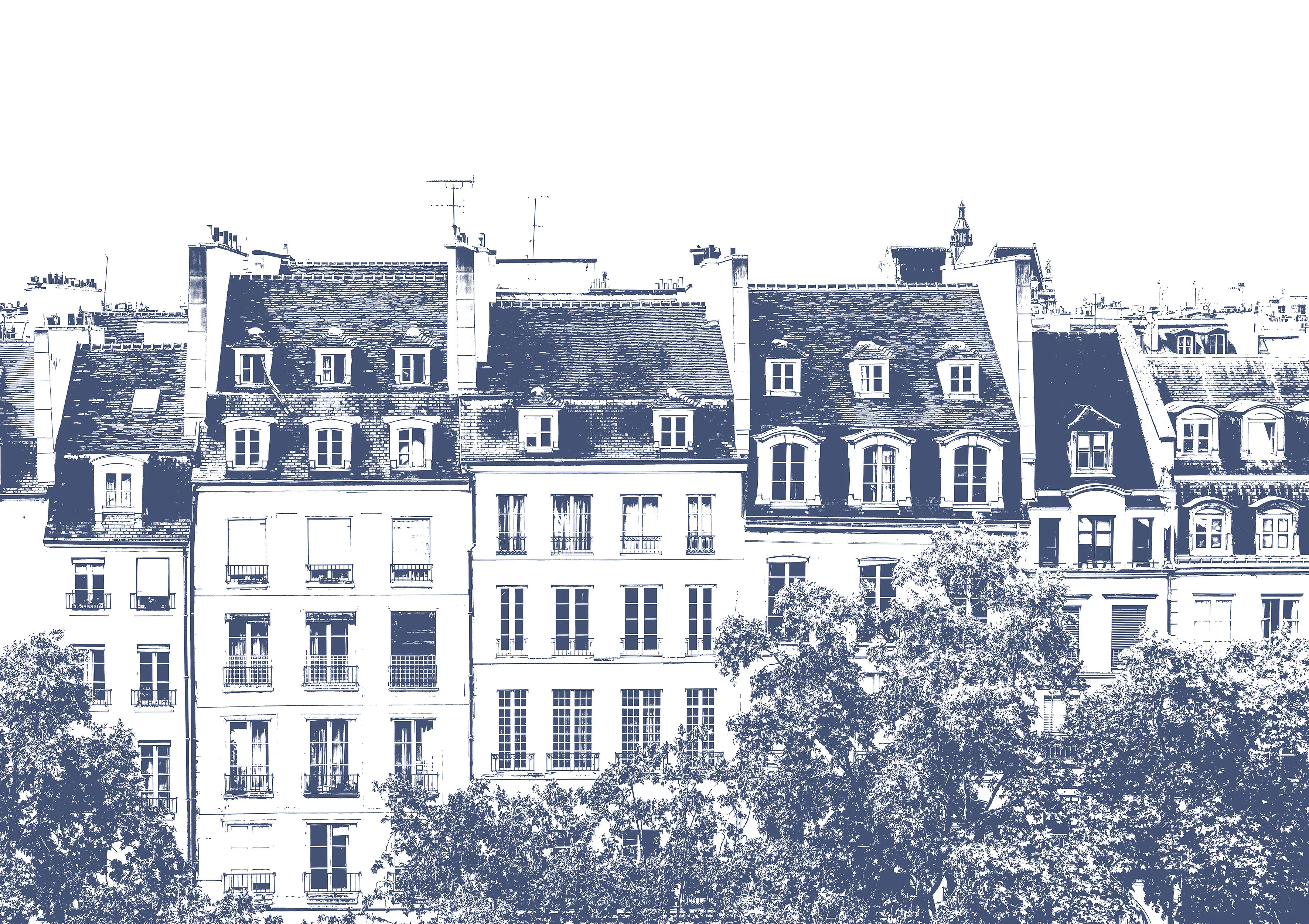 Papier Peint Panoramique Grands Boulevards - Marine - Image 4