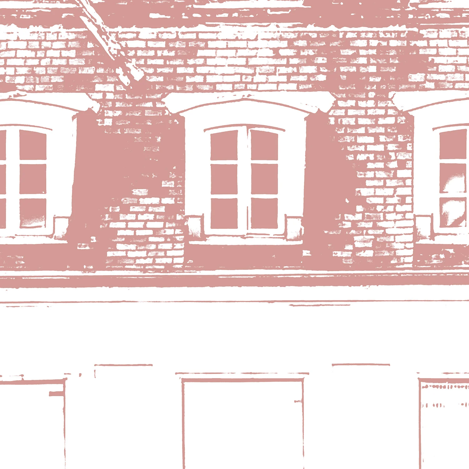 Papier Peint Panoramique Grands Boulevards - Vieux Rose - Image 3