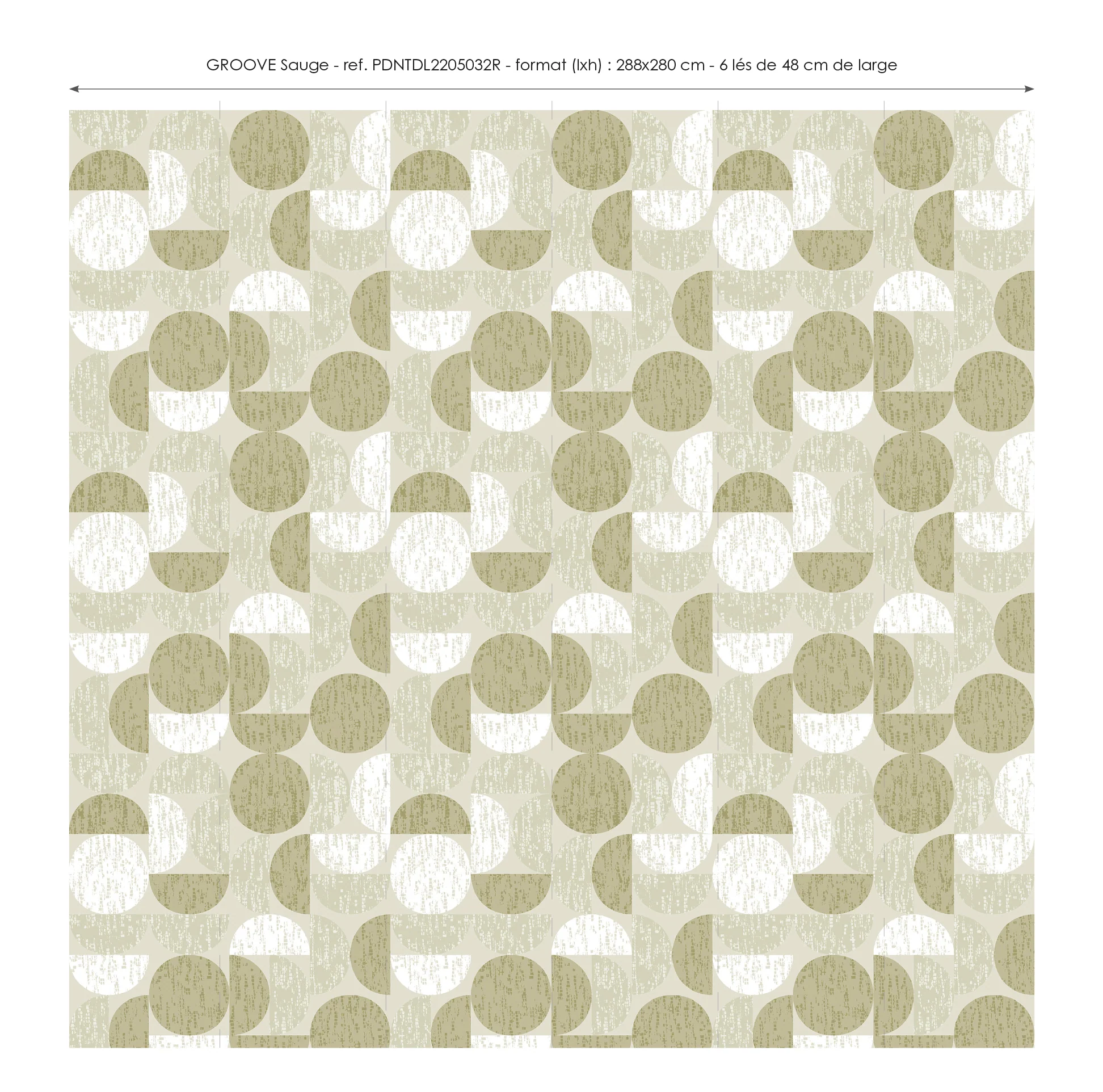 Papier Peint Panoramique Groove - Sauge - Image 10