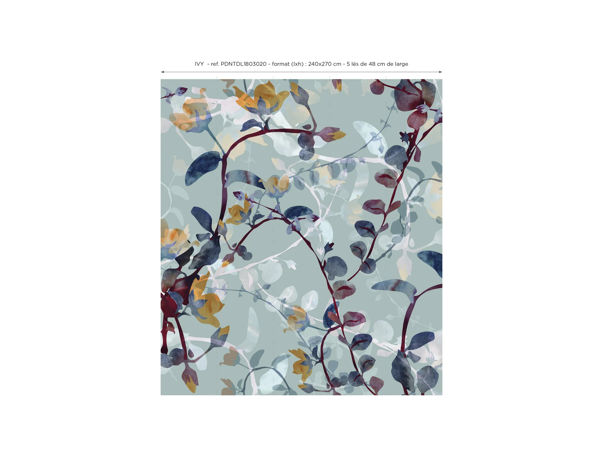 Papier Peint Panoramique Ivy - Multicolore - Image 5