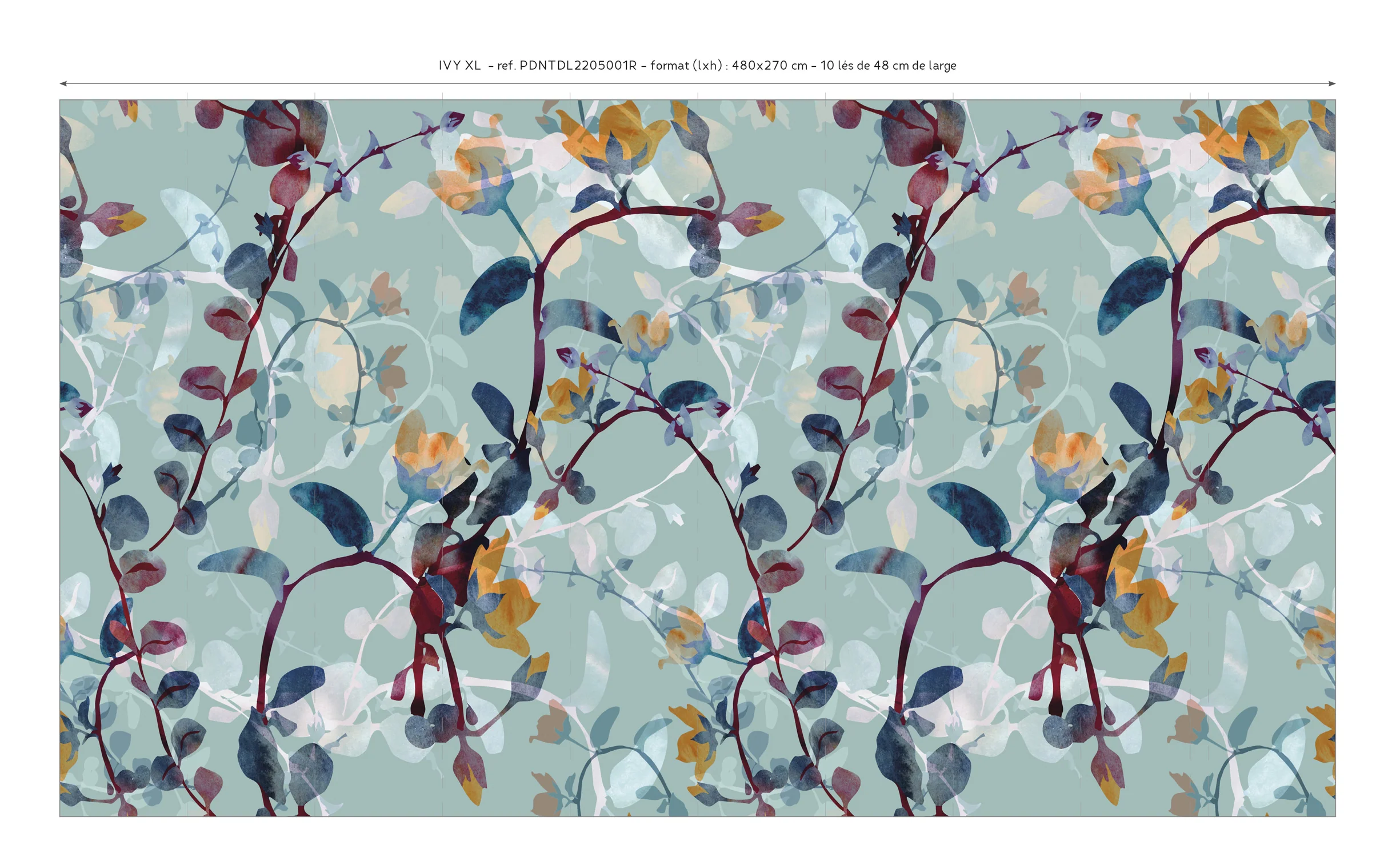 Papier Peint Panoramique Ivy Xl - Multicolore - Image 9