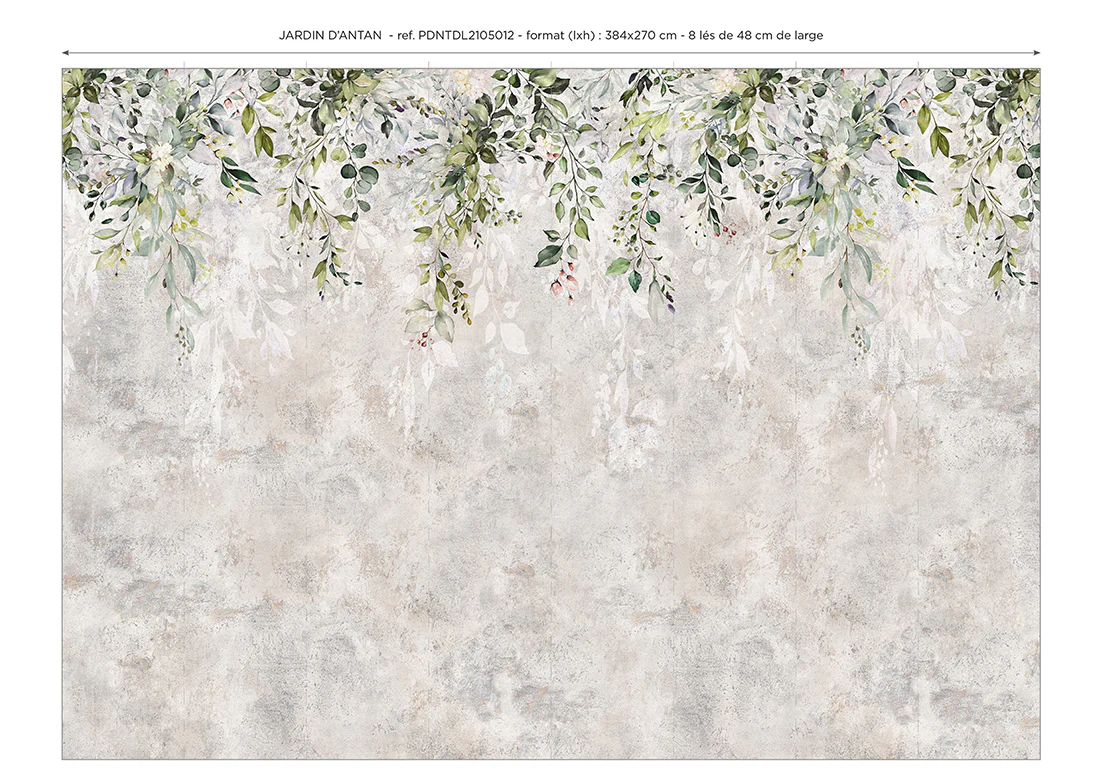 Papier Peint Panoramique Jardin D'Antan - Multicolore - Image 8