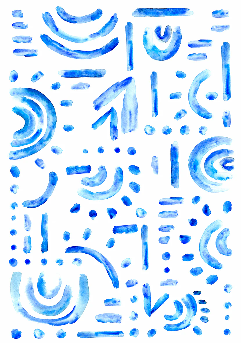 Papier Peint Panoramique Kyma - Bleu - Image 6