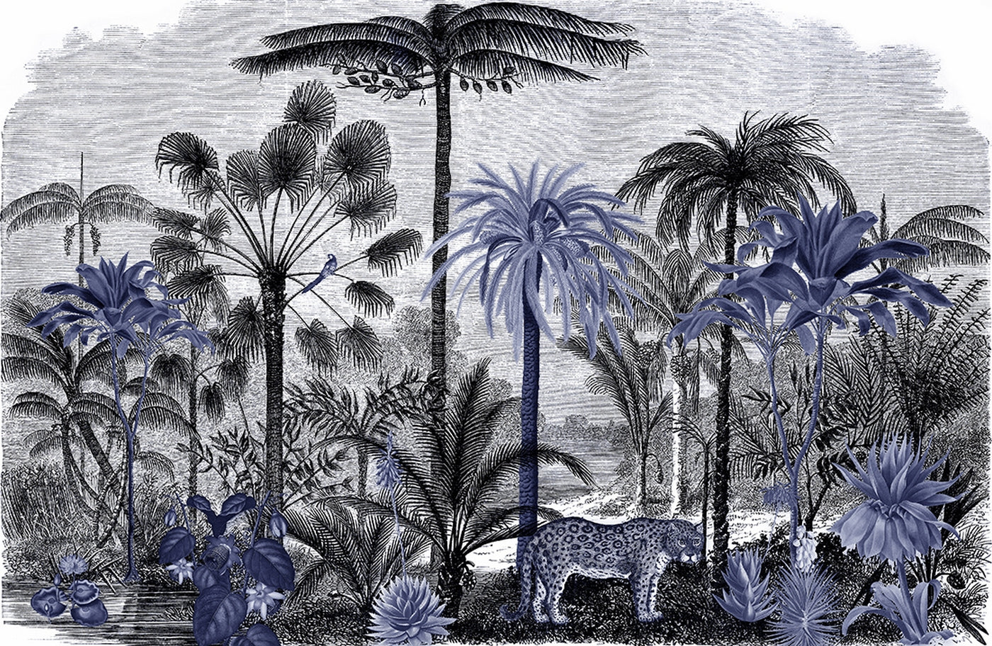 Papier Peint Panoramique Légendaire Aladin - Cobalt - Image 7