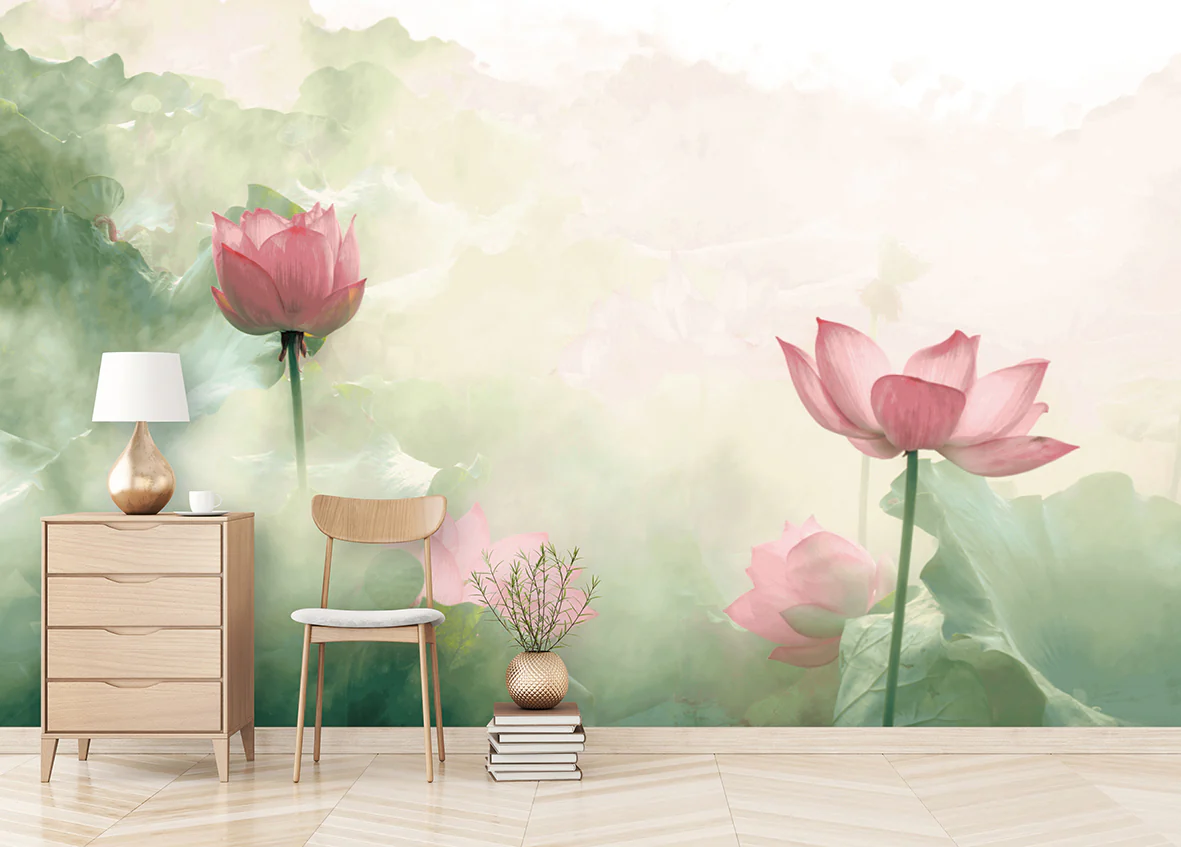 Papier Peint Panoramique Lilies - Multicolore - Image 4
