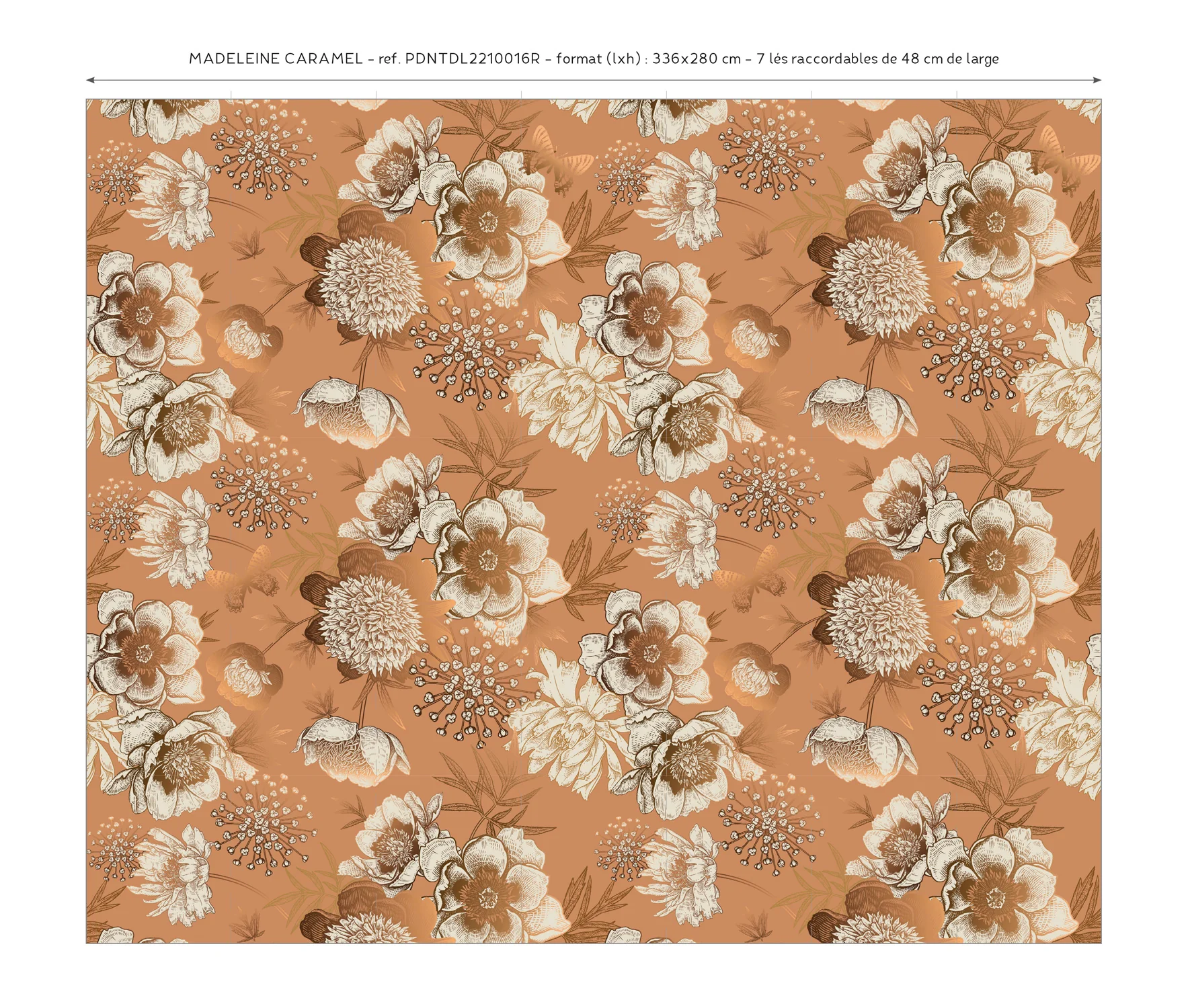 Papier Peint Panoramique Madeleine - Caramel - Image 7