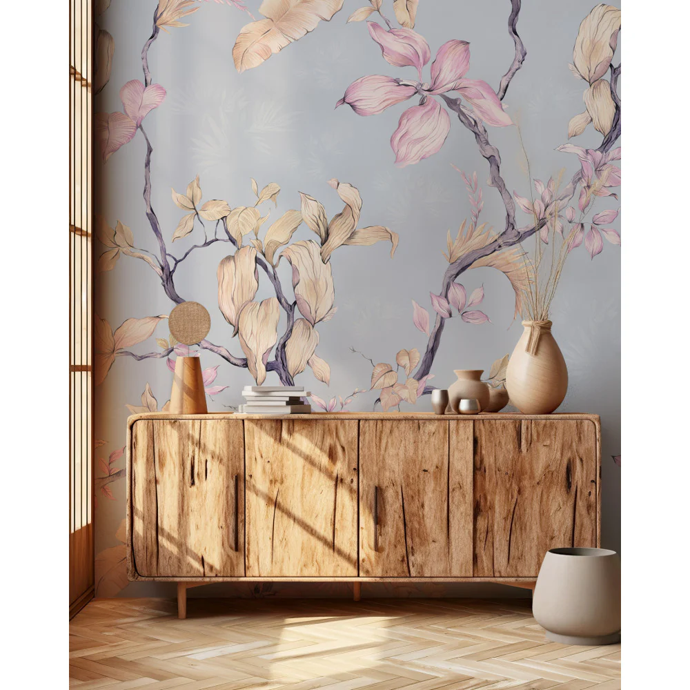 Papier Peint Panoramique Magnolia - Multicolore - Image 4