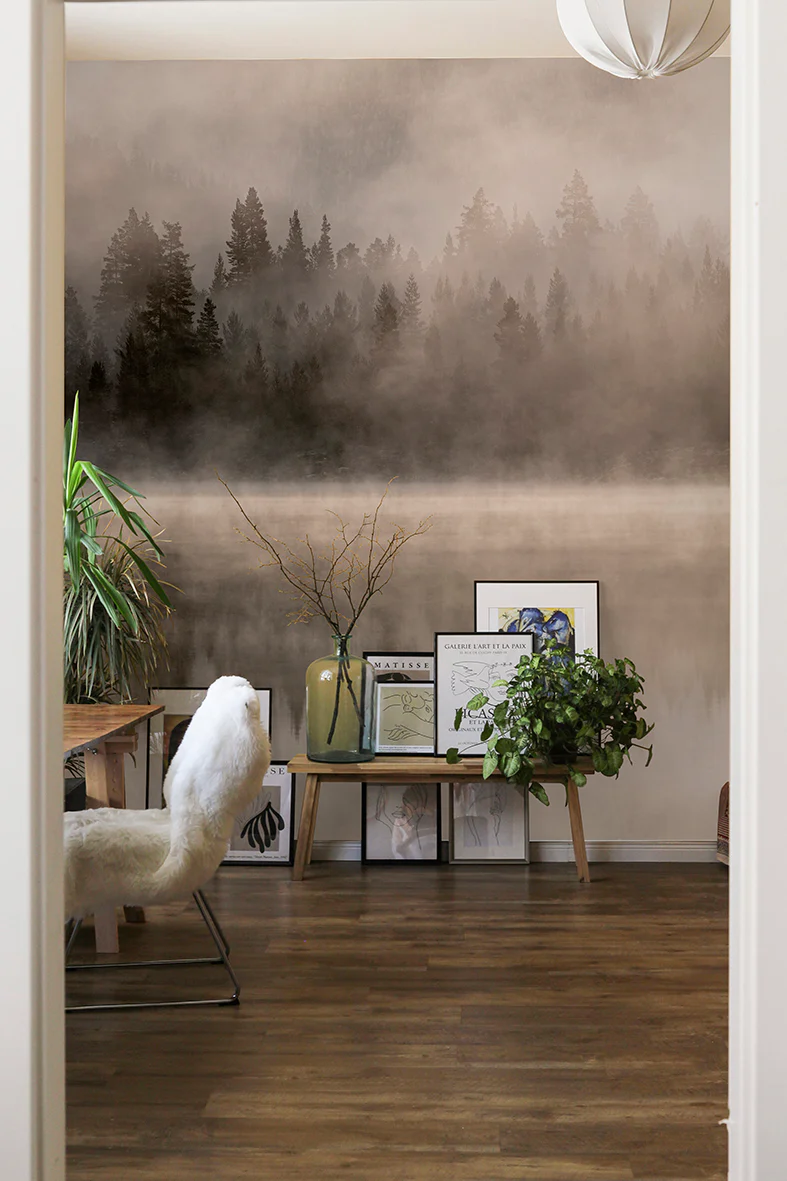 Papier Peint Panoramique Mistery Lake - Beige - Image 5