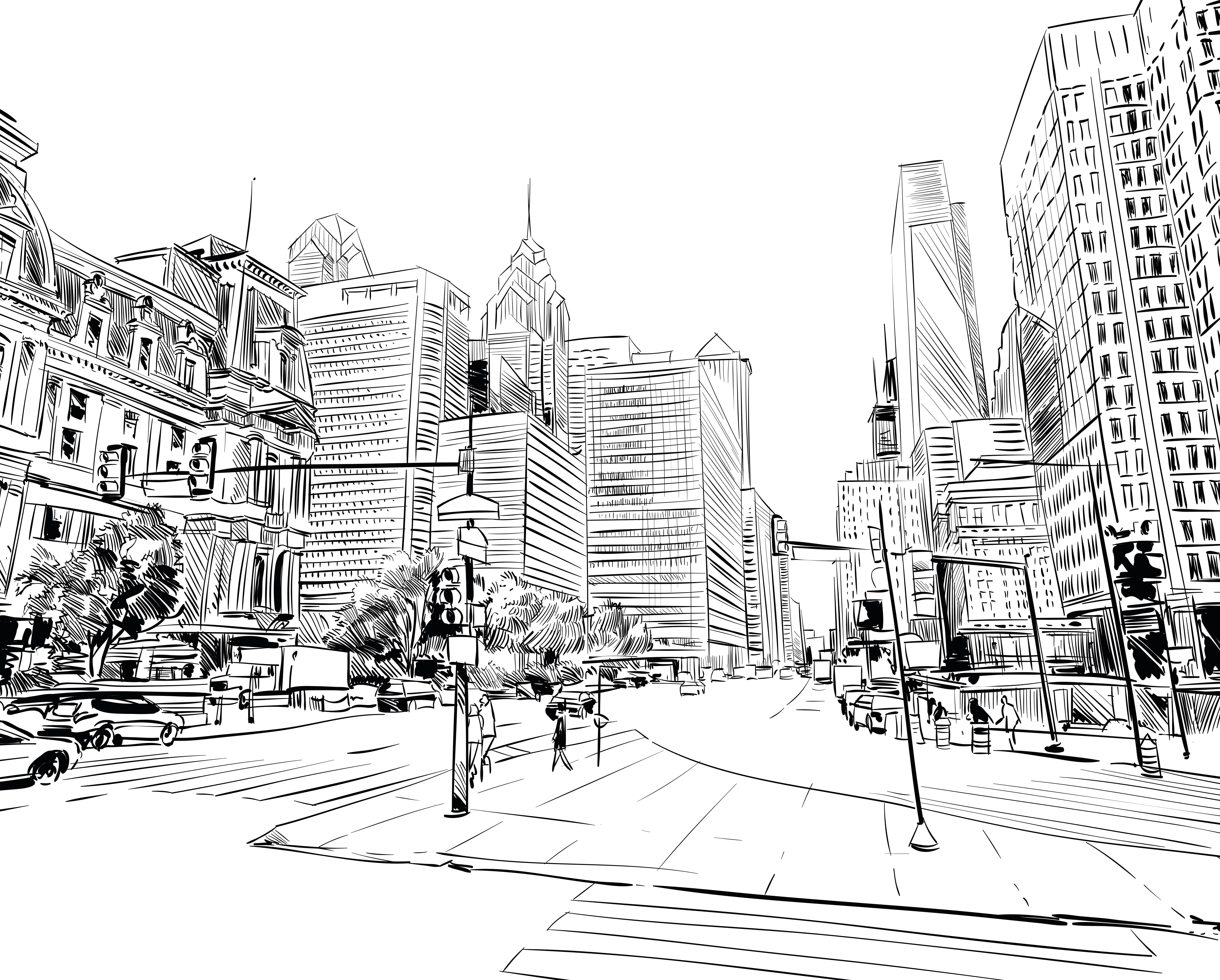 Papier Peint Panoramique Nyc - Noir - Image 6