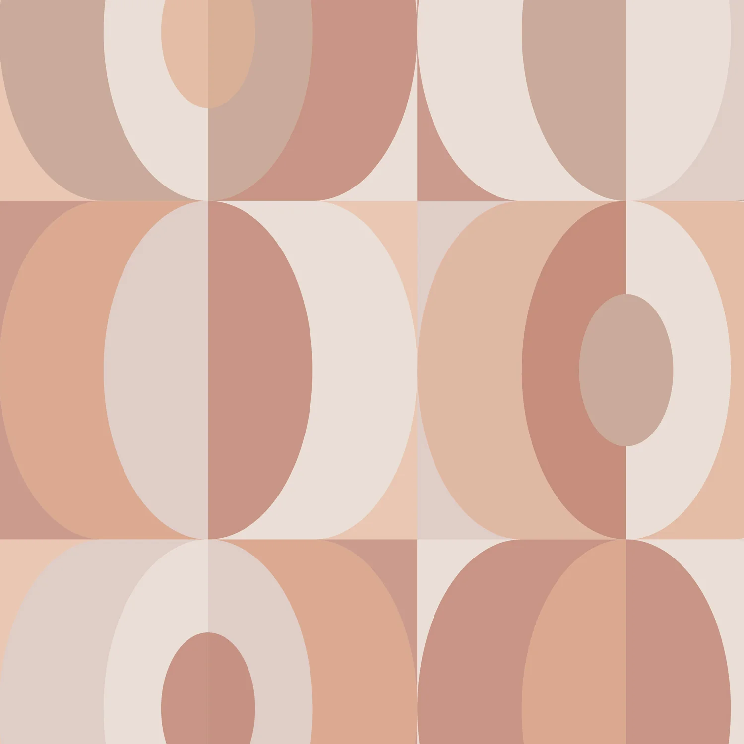 Papier Peint Panoramique Pop - Terracotta - Image 3