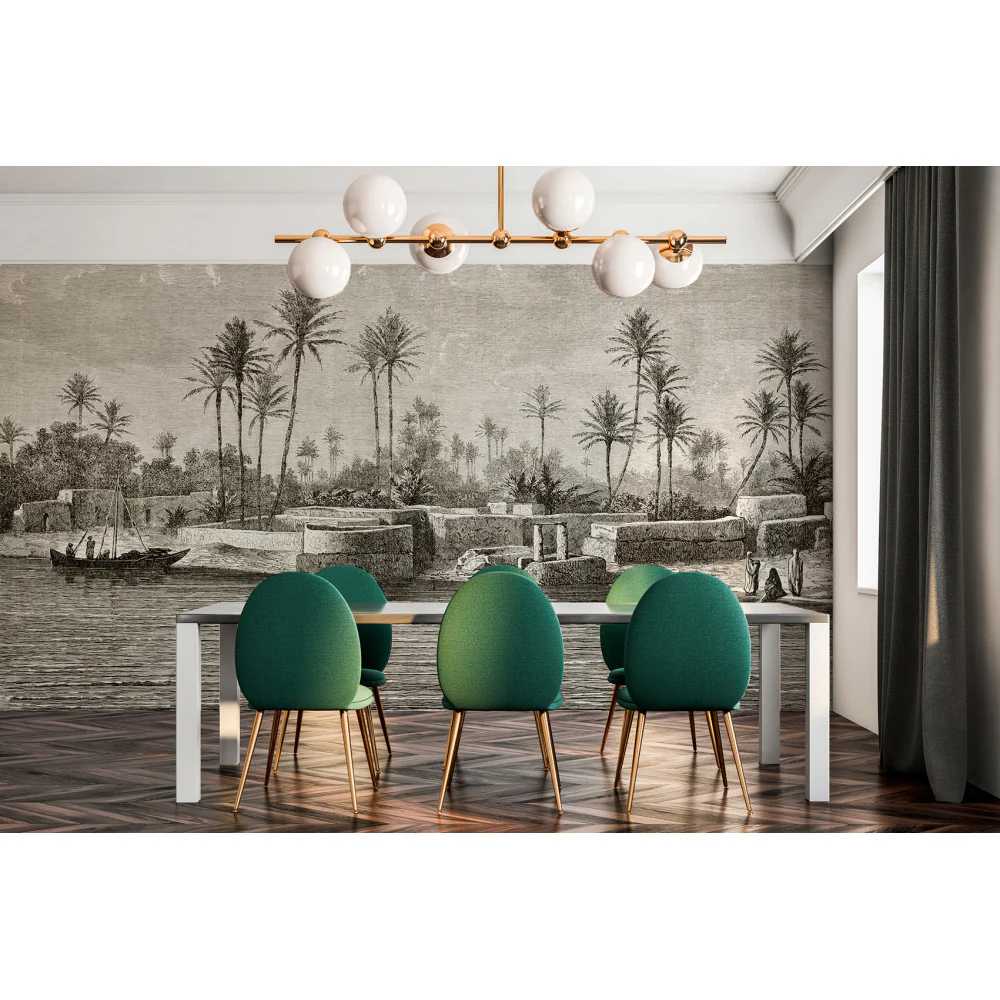 Papier Peint Panoramique Saïd - Noir - Image 2