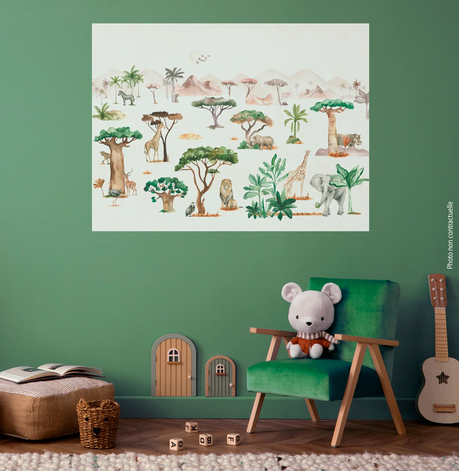 Poster Adhésif Serengeti - Multicolore - Image 2