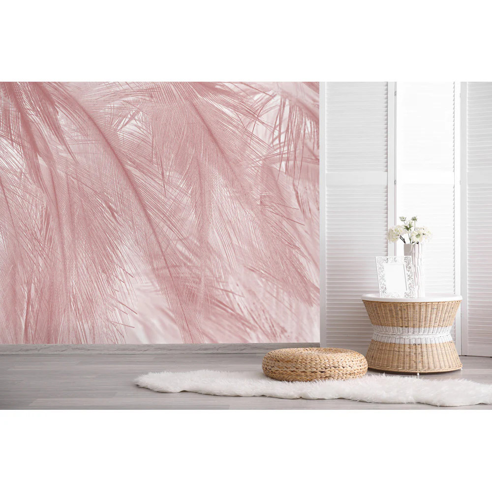 Papier Peint Panoramique Soft - Rose - Image 4