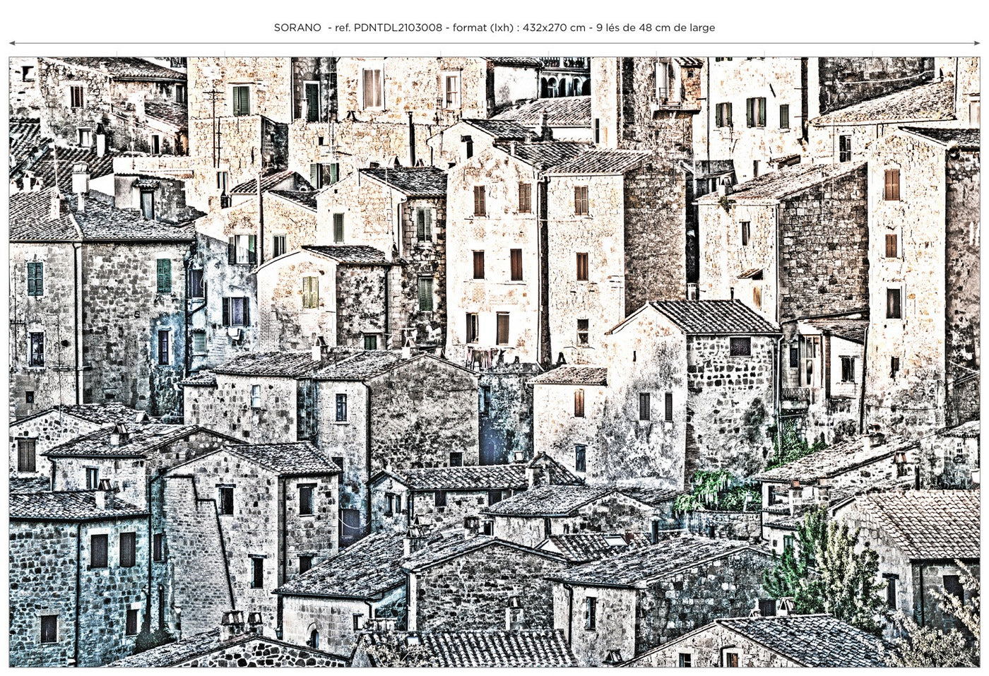 Papier Peint Panoramique Sorano - Multicolore - Image 4