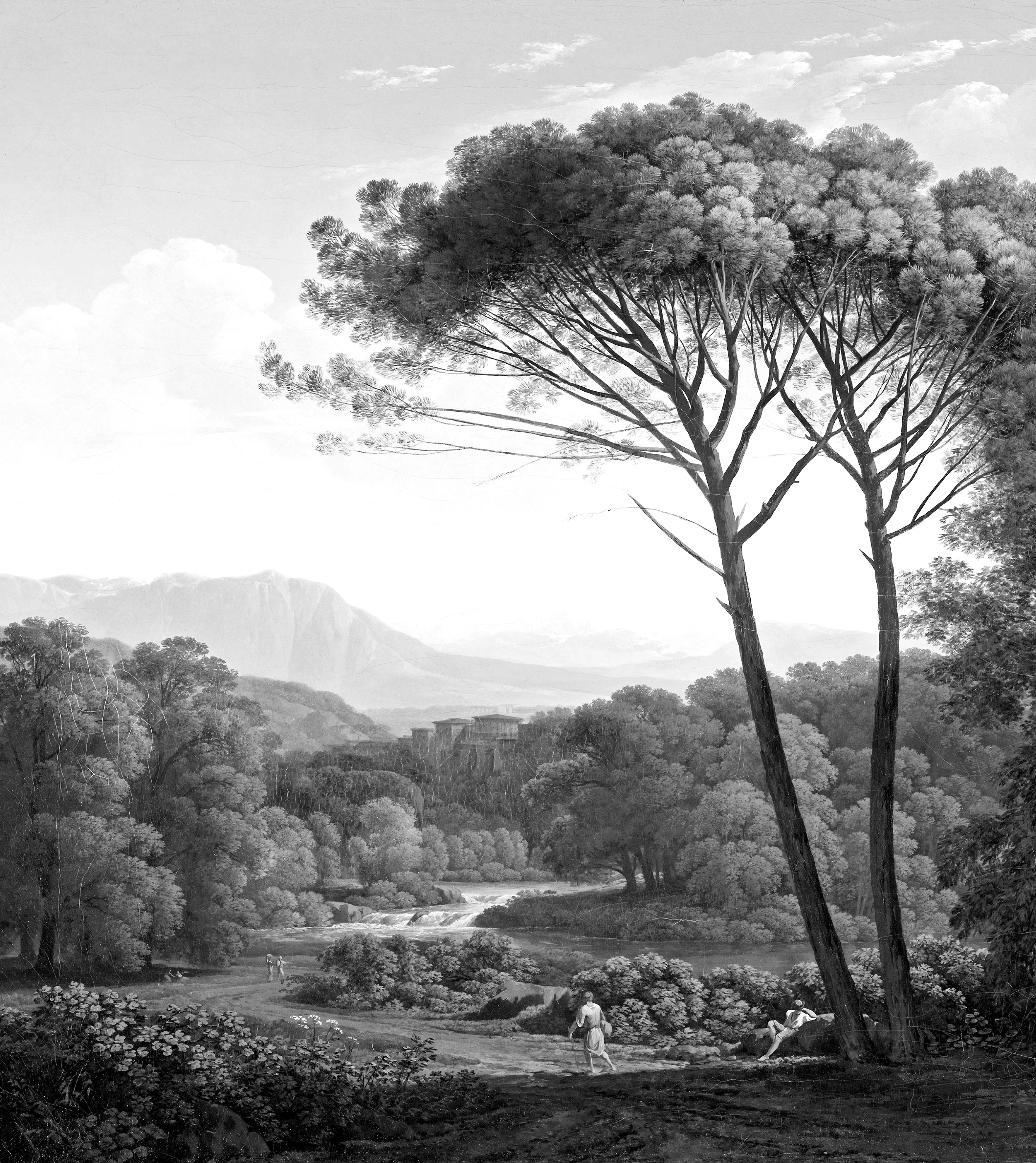 Papier Peint Panoramique Tosca Grey - Noir - Image 4