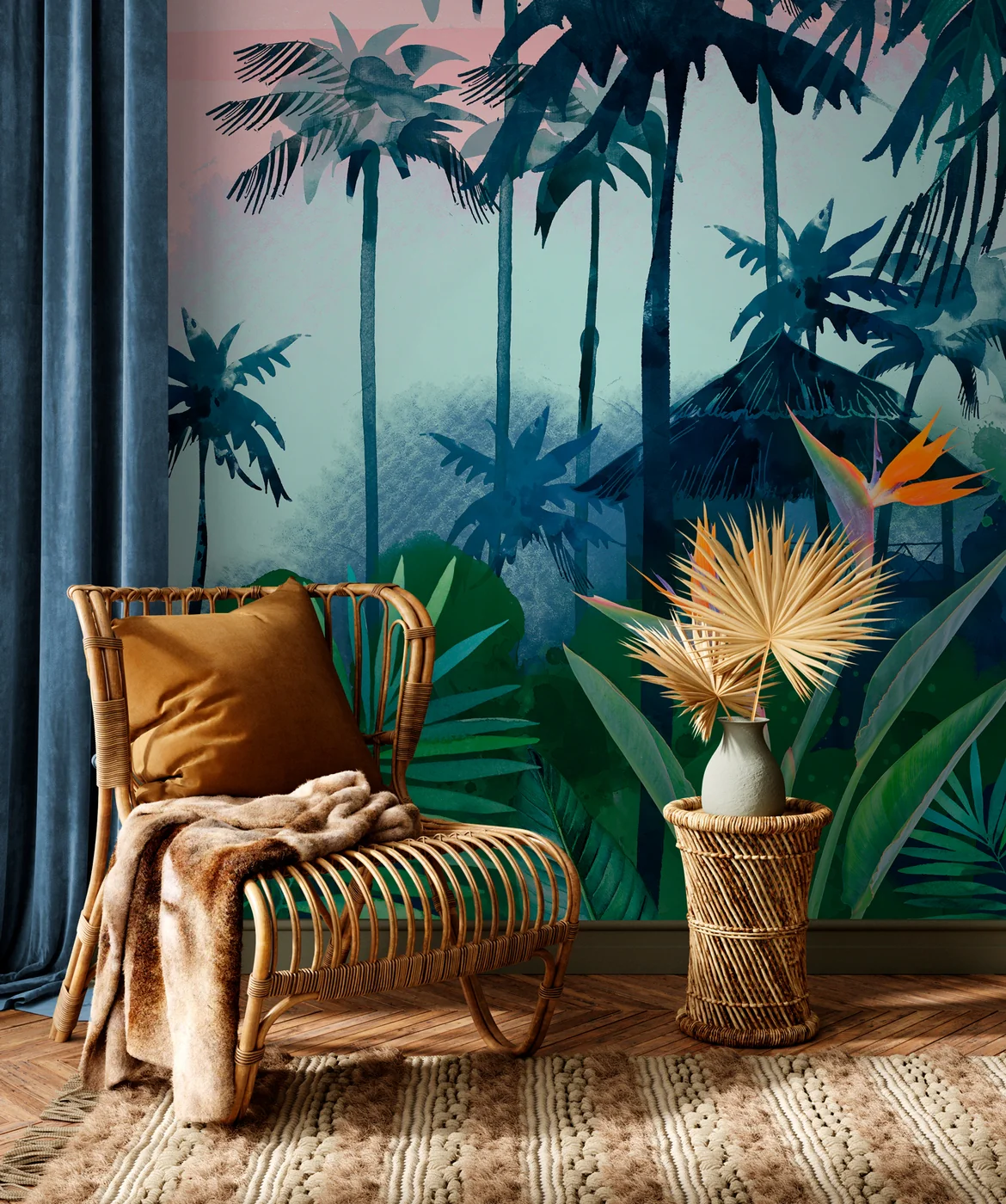 Papier Peint Panoramique Tropical Mood - Multicolore - Image 4