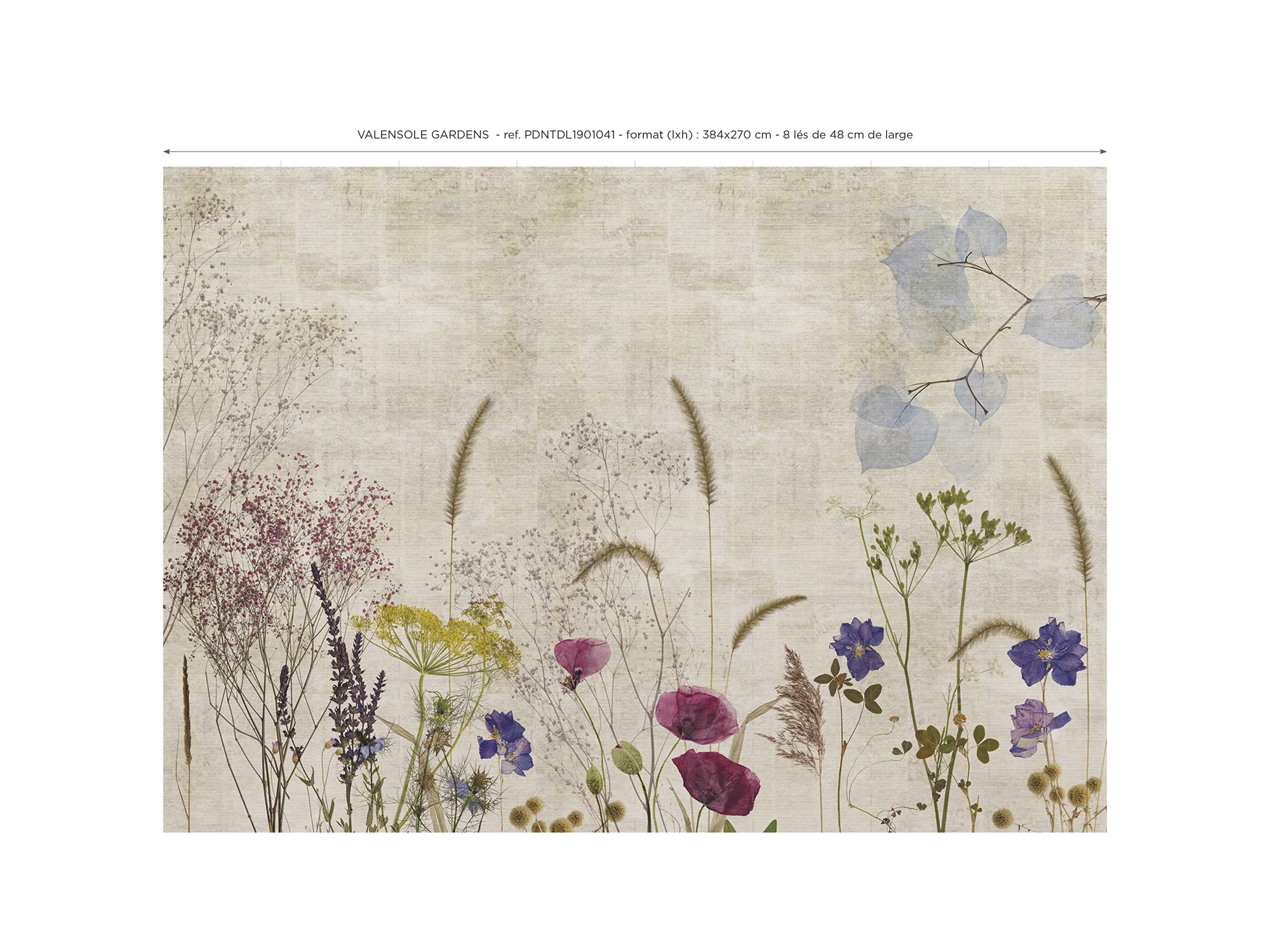 Papier Peint Panoramique Valensole Gardens - Multicolore - Image 8