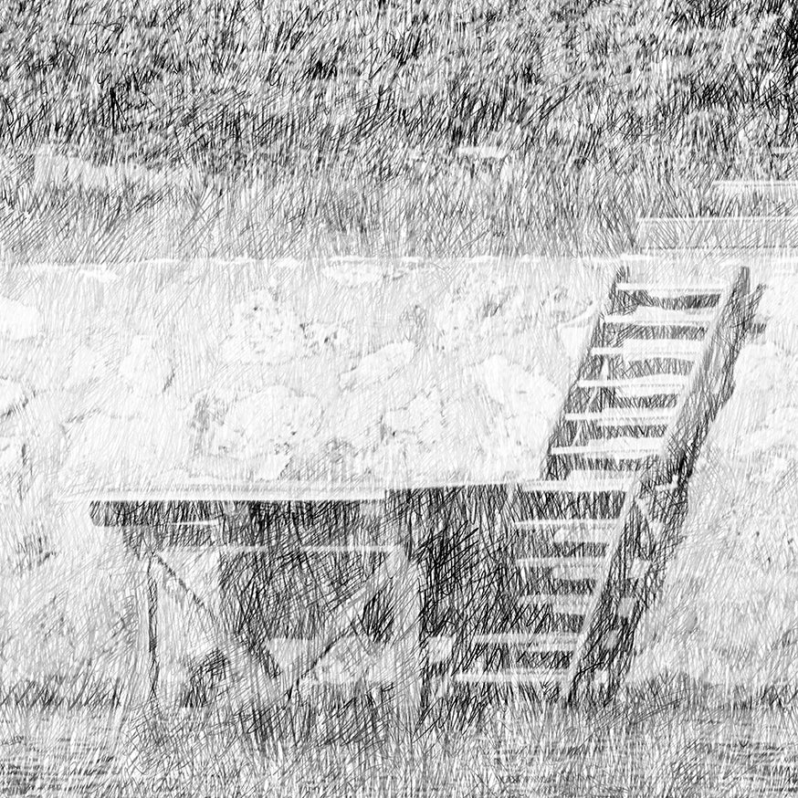 Papier Peint Panoramique Villa Ferret - Fusain - Image 7