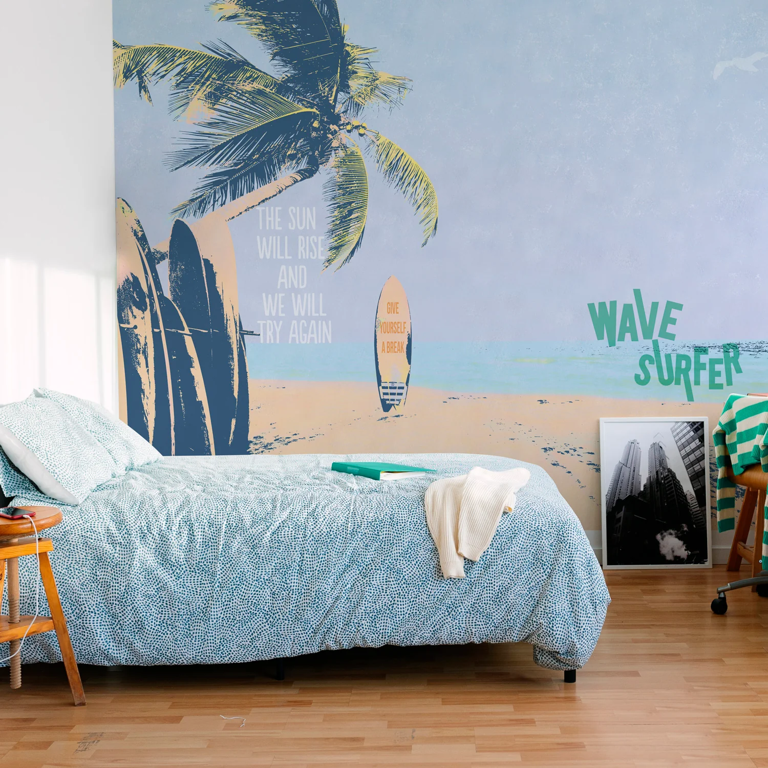Papier Peint Panoramique Wave Surfer Xl - Multicolore - Image 4
