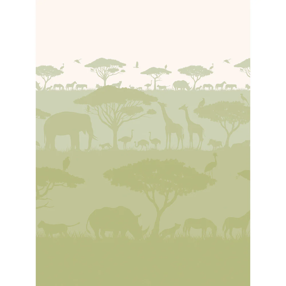 Poster Adhésif Savane - Vert - Image 5