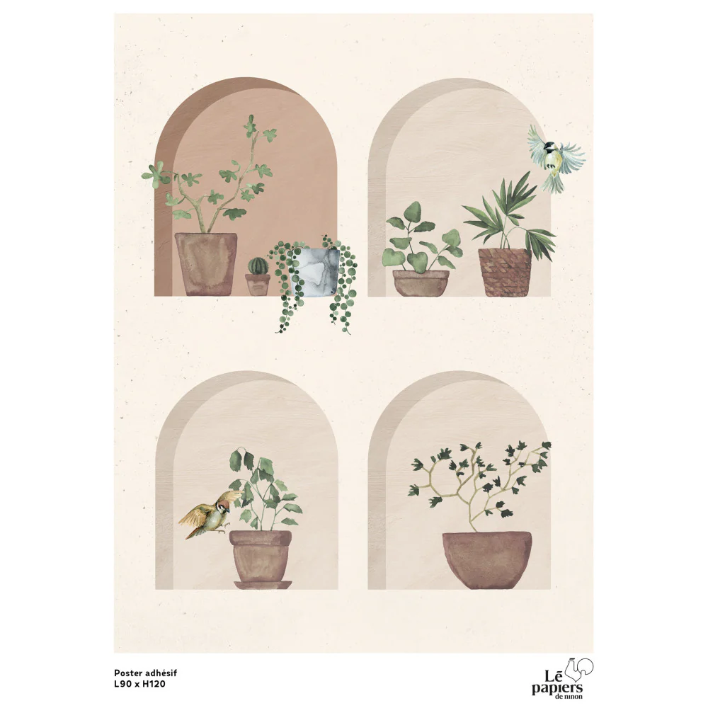 Poster Adhésif Villa Toscana - Beige - Image 3