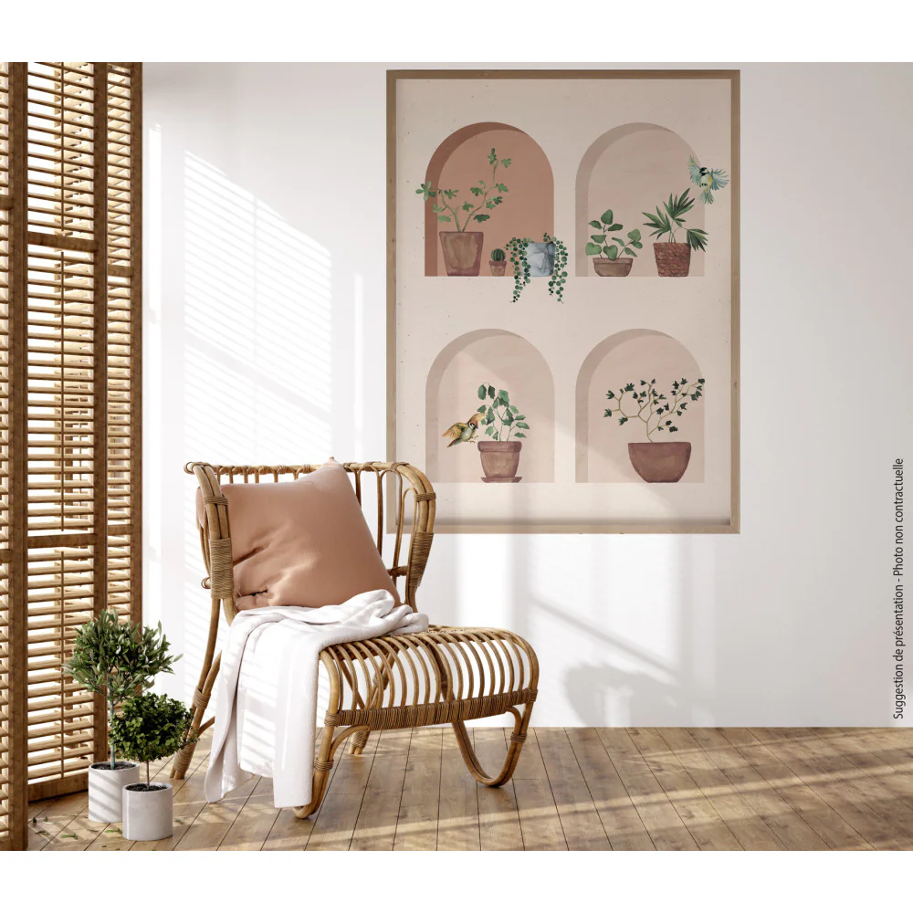 Poster Adhésif Villa Toscana - Beige - Image 4