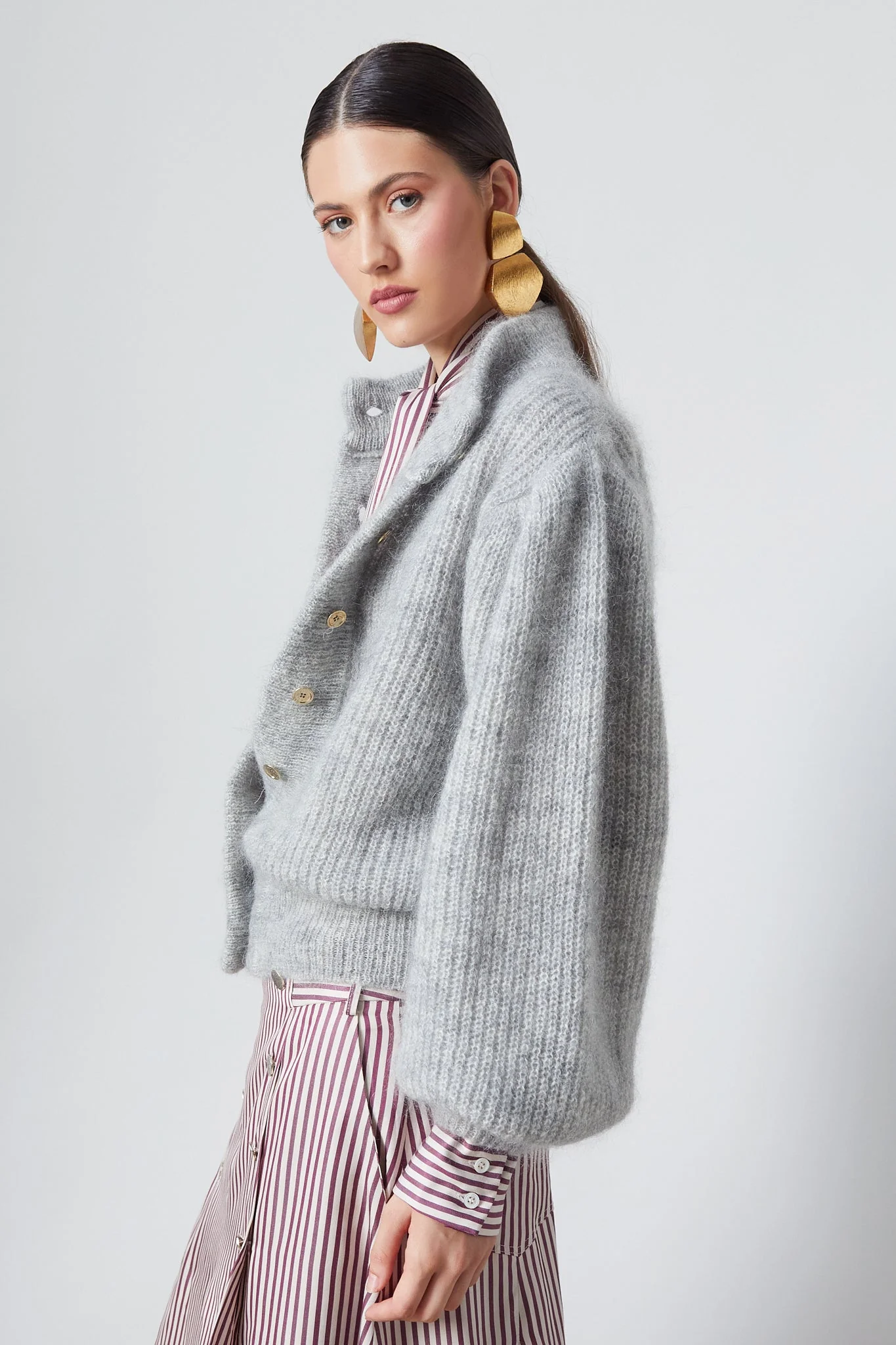 Cardigan Leandra - Grey - Femme - Image 6