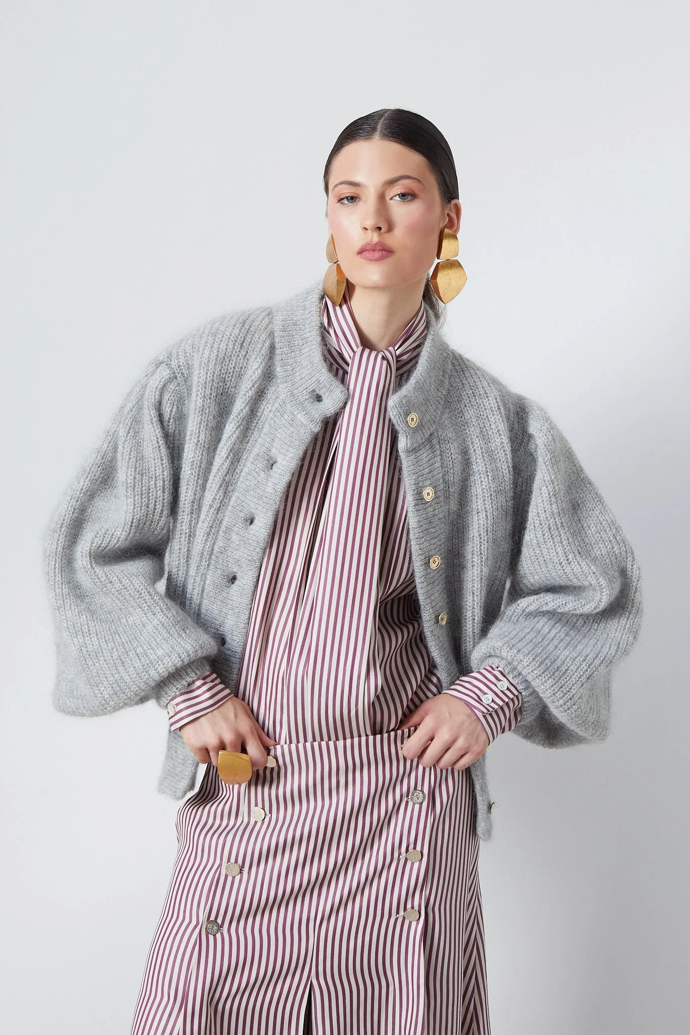 Cardigan Leandra - Grey - Femme - Image 7
