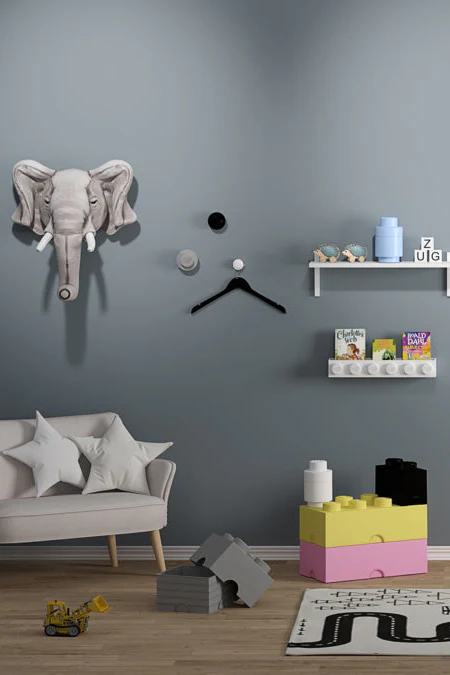Set De Patères Murales - Blanc, Gris Et Noir - Image 9