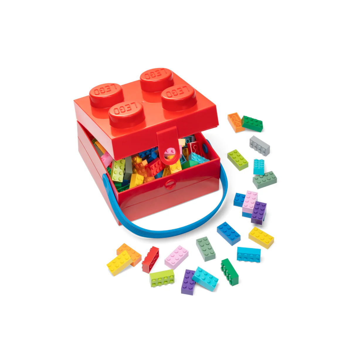 Boîte Avec Poignée - Rouge - Image 2