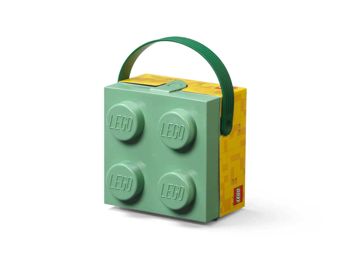 Boîte Avec Poignée - Vert Sable - Image 2