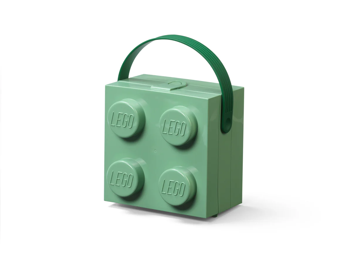 Boîte Avec Poignée - Vert Sable - Image 3